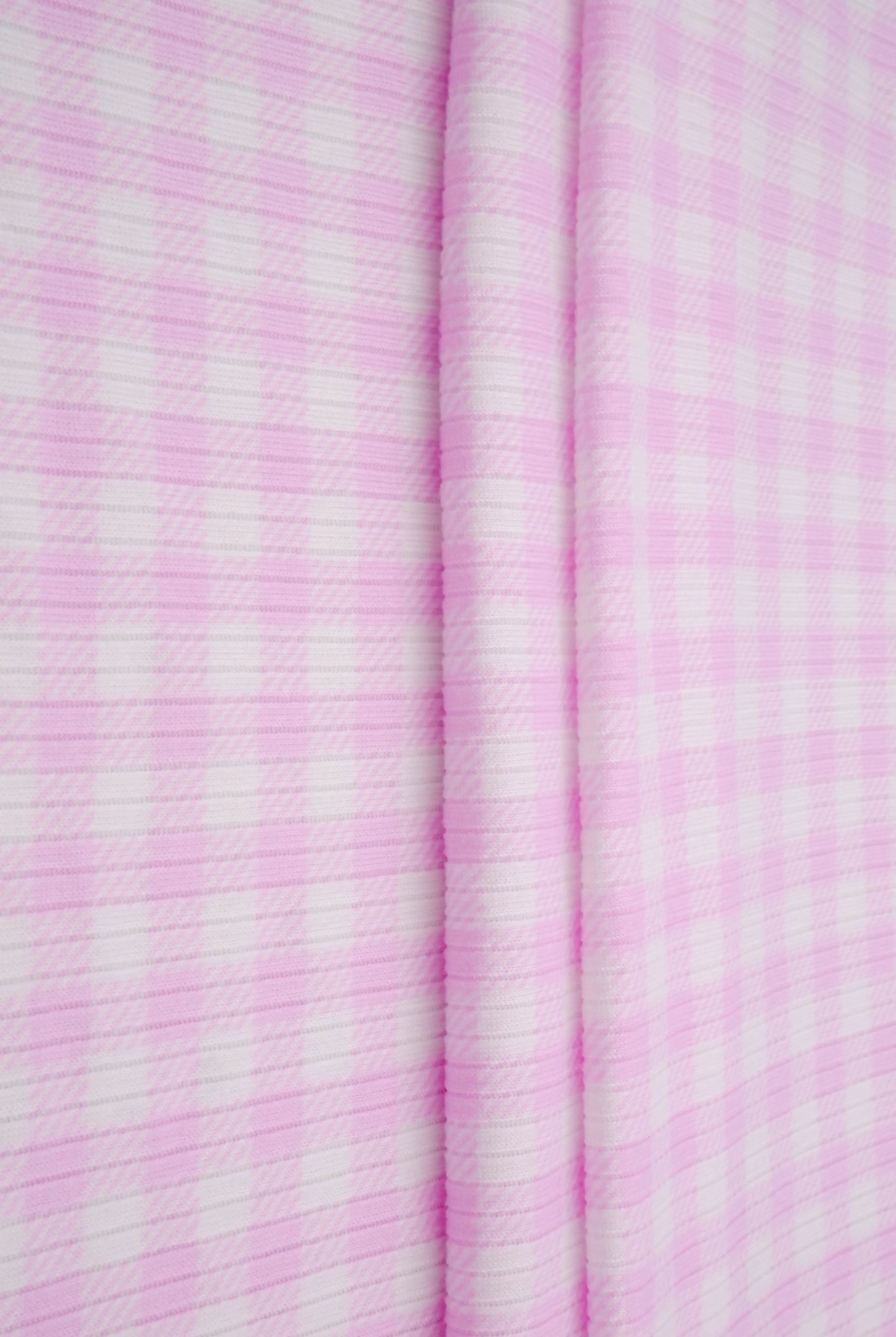 KNT3422-DU918 PINK LT. BIKER SHORTS BODYSUIT BOTTOMS CAMI DRESS GINGHAM KNIT PANTS POLYESTER PRINT RIBBED 4X2 SKIRTS SPANDEX STRETCH SWEATER TOPS