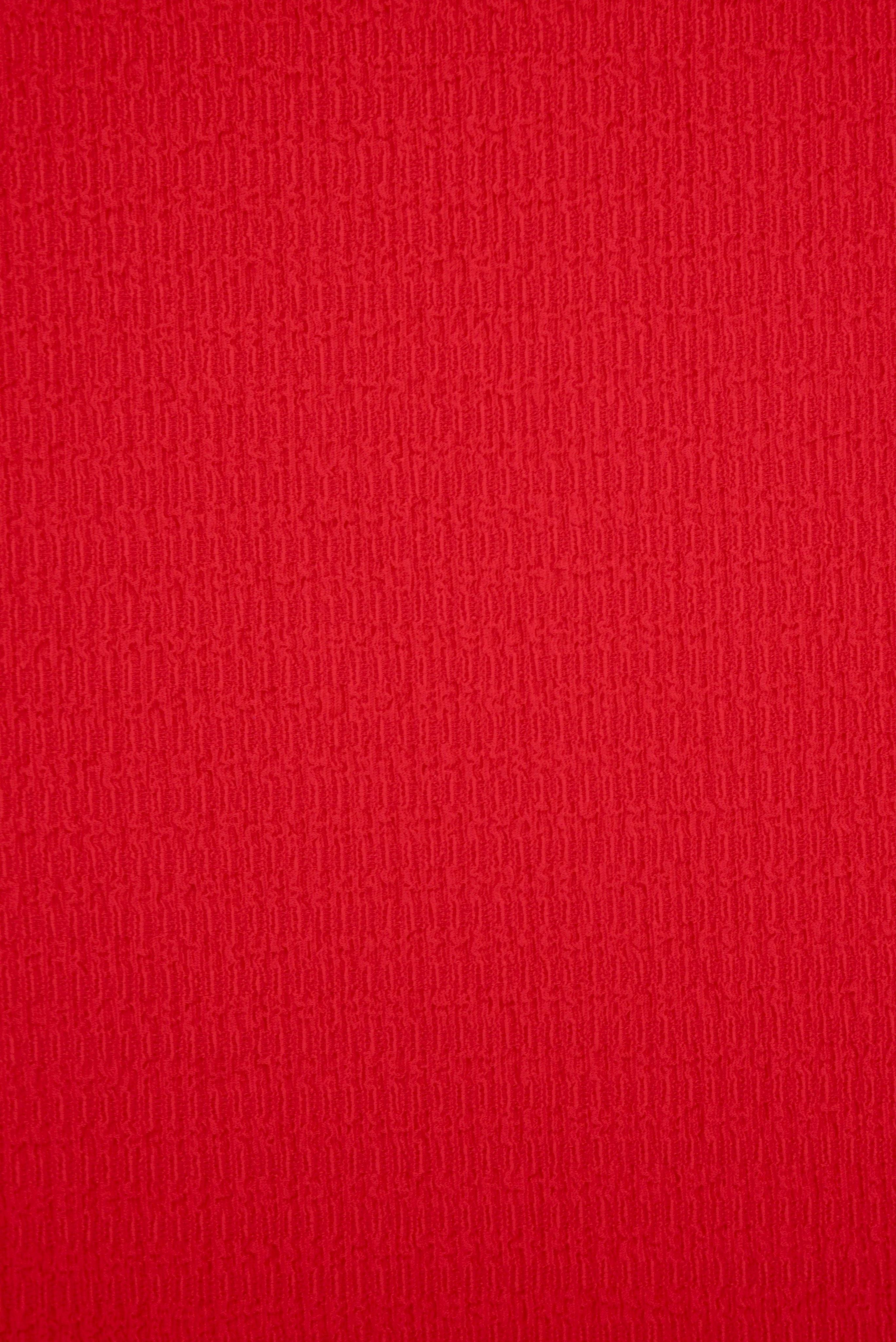 CRP4473 RED ACTIVEWEAR BODYSUIT BOTTOMS CREPE DRESS JERSEY NO-PRINT POLYESTER SOLID SPANDEX WOVEN