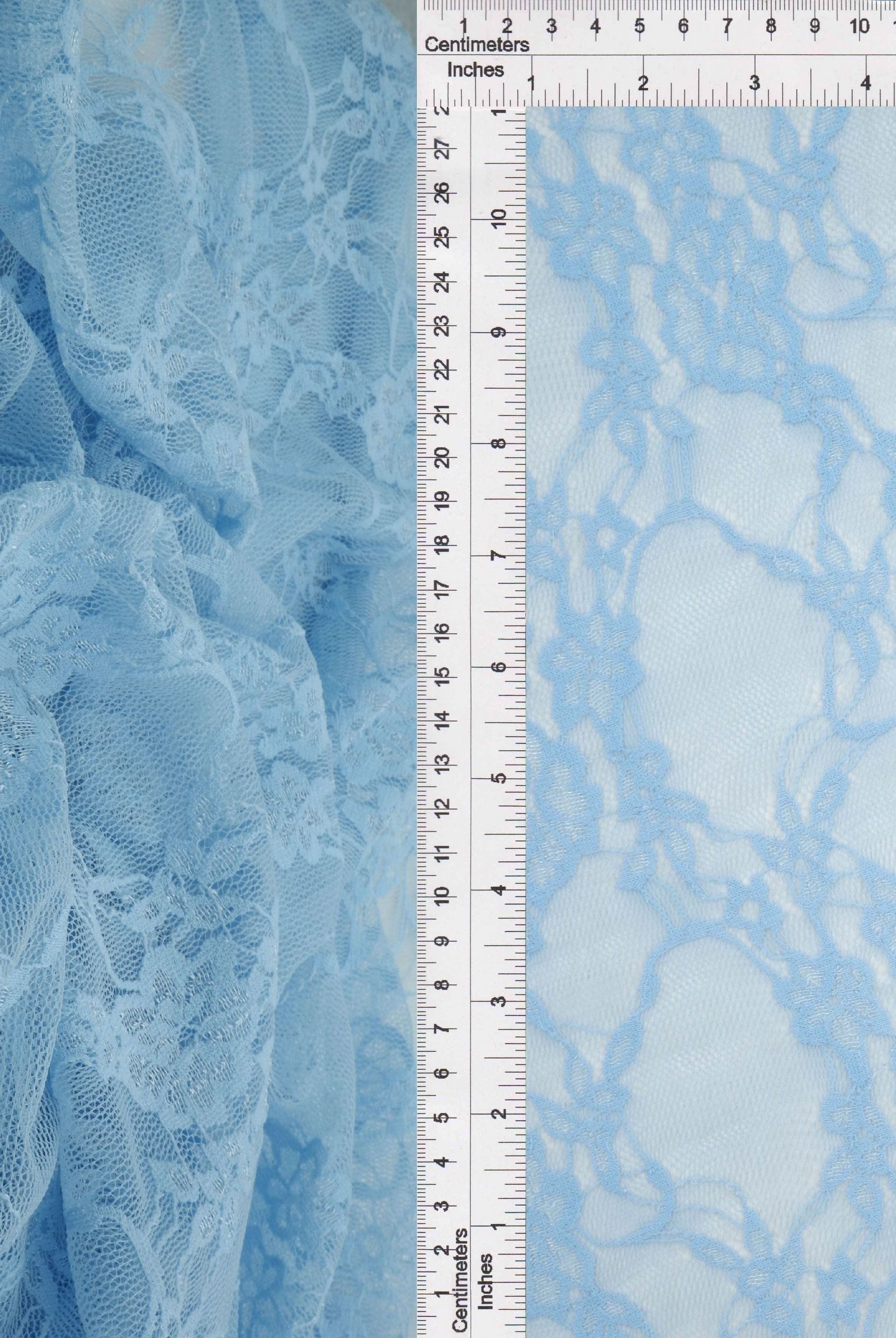 Nylon Floral Lace Fabric - LACE-1483