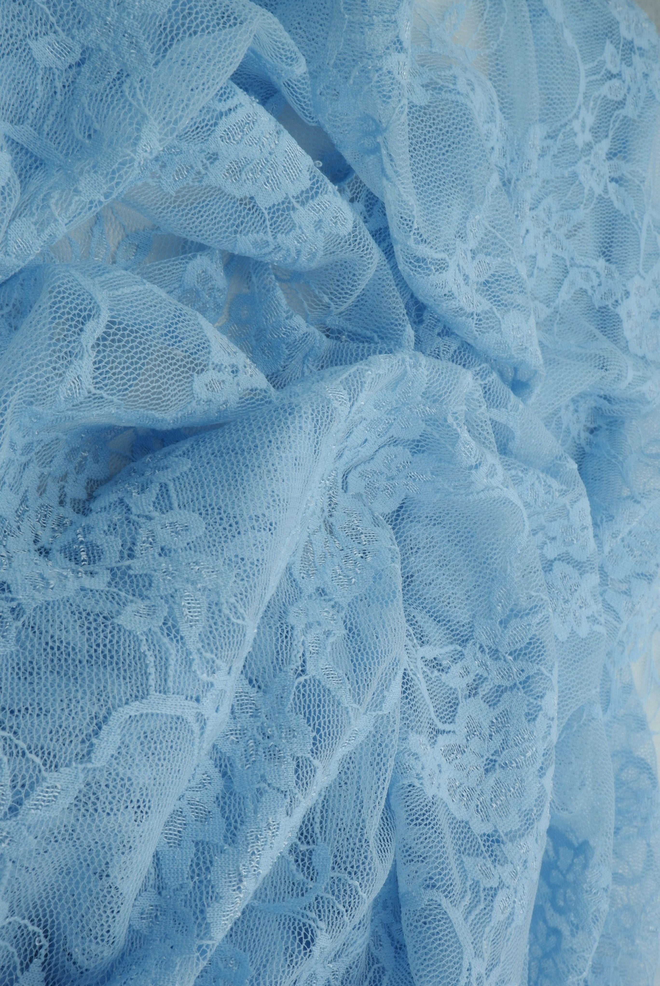 Nylon Floral Lace Fabric - LACE-1483