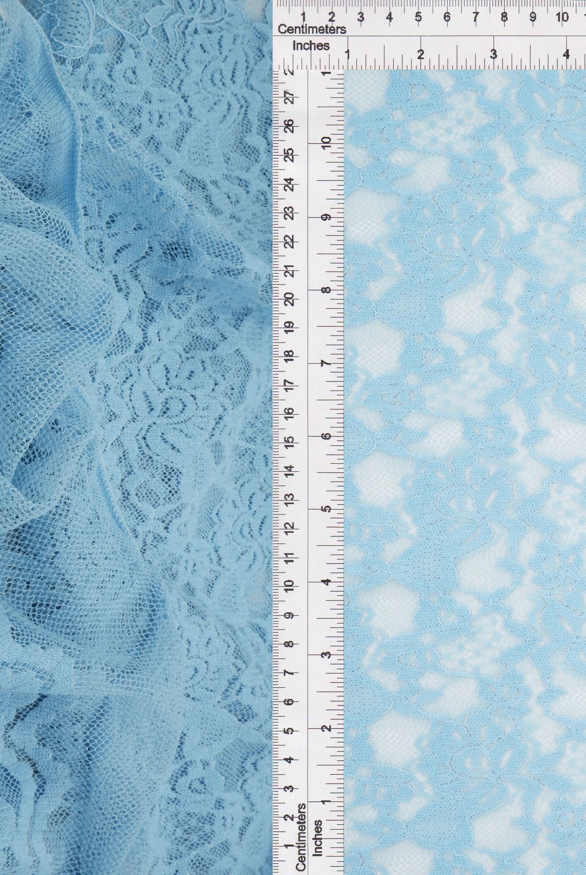 LACE4478 BLUE POWDER BLOUSE BODYSUIT BOTTOMS CAMI DRESS FLORAL LACE LOUNGEWEAR POLYESTER SOLID SPANDEX T-SHIRT TOPS TUNICS