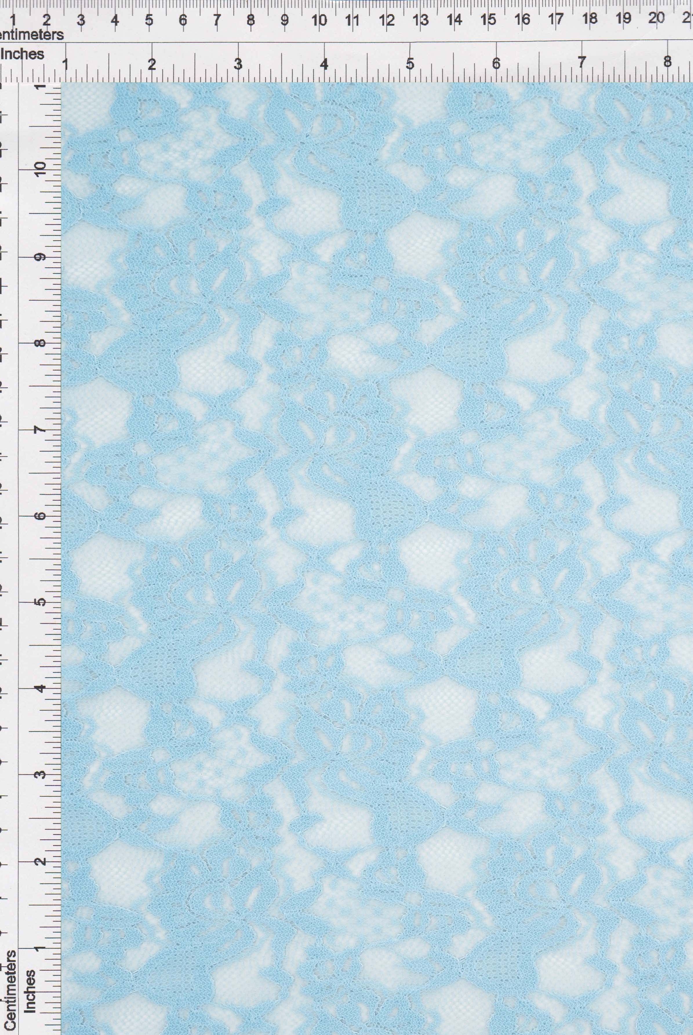 LACE4478 BLUE POWDER BLOUSE BODYSUIT BOTTOMS CAMI DRESS FLORAL LACE LOUNGEWEAR POLYESTER SOLID SPANDEX T-SHIRT TOPS TUNICS