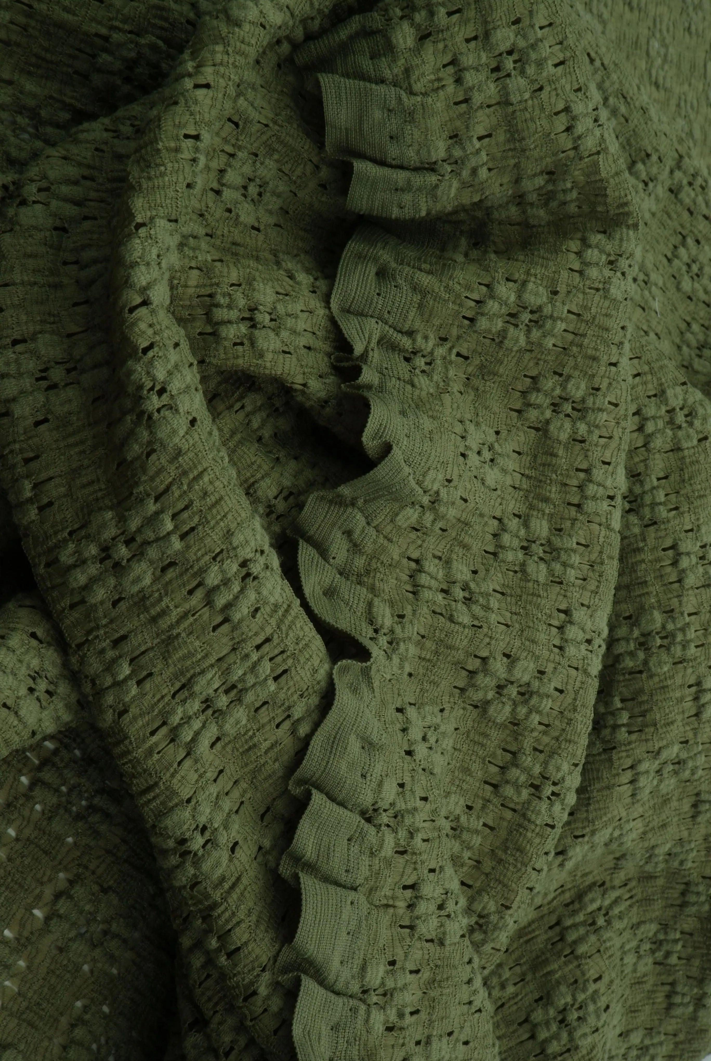 LACE4515 OLIVE 2TONE BLOUSE BODYSUIT CAMI COTTON DITSY DRESS FLOWER LACE LOUNGEWEAR NYLON SKIRTS SOLID-B SPANDEX T-SHIRT TOPS TUNICS