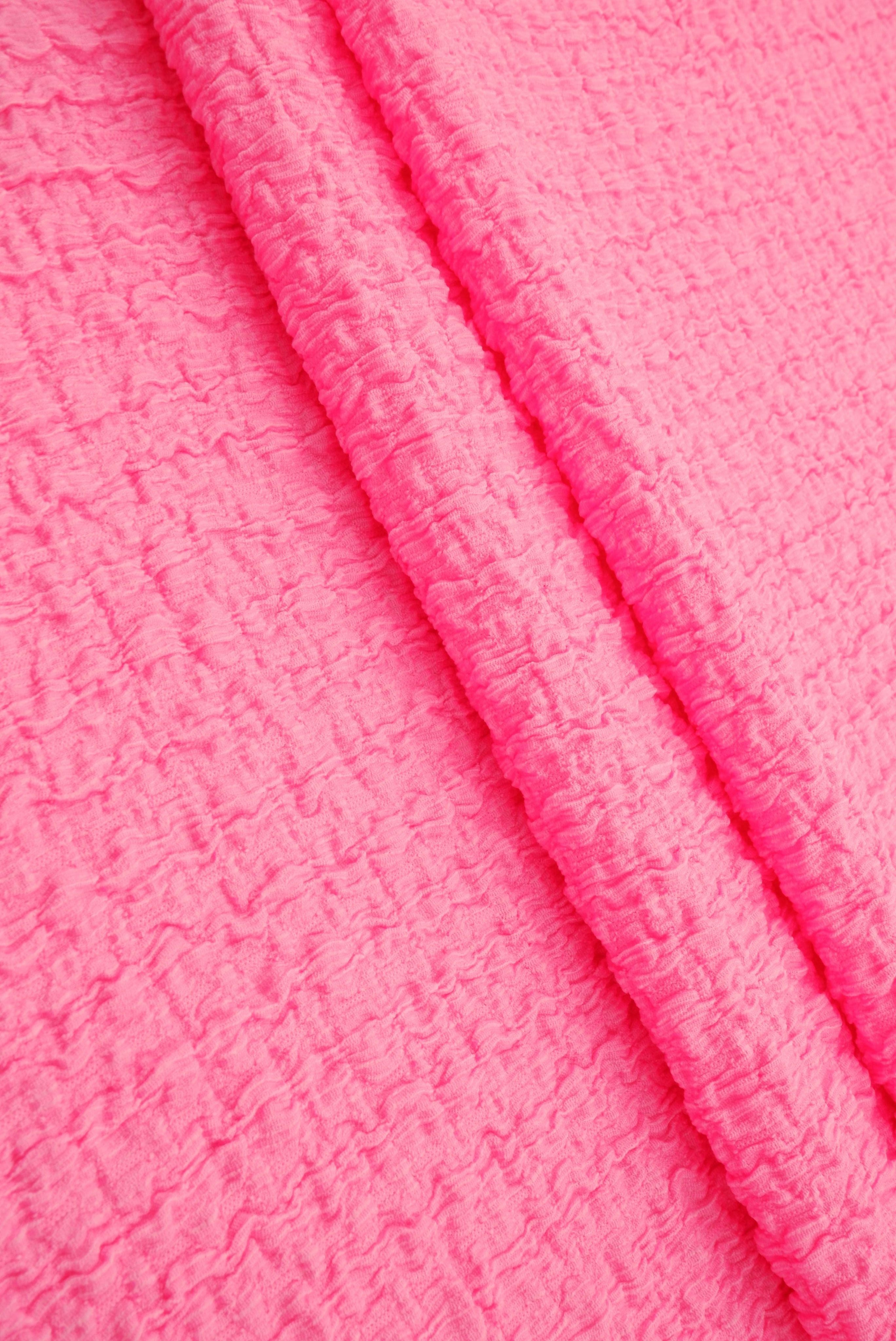 Waffle Crepe Solid Knit Fabric - CRP4501