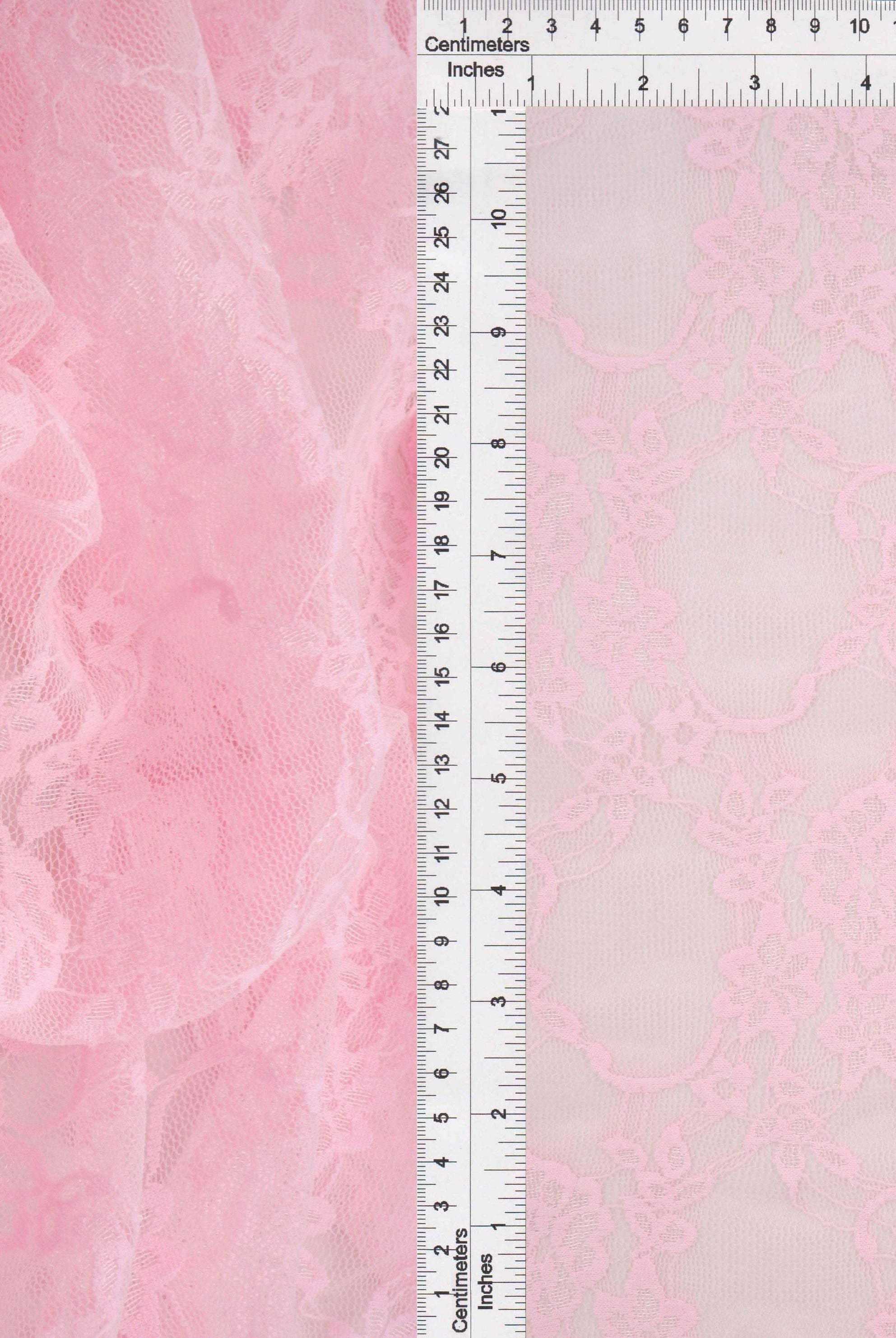 Nylon Floral Lace Fabric - LACE-1483