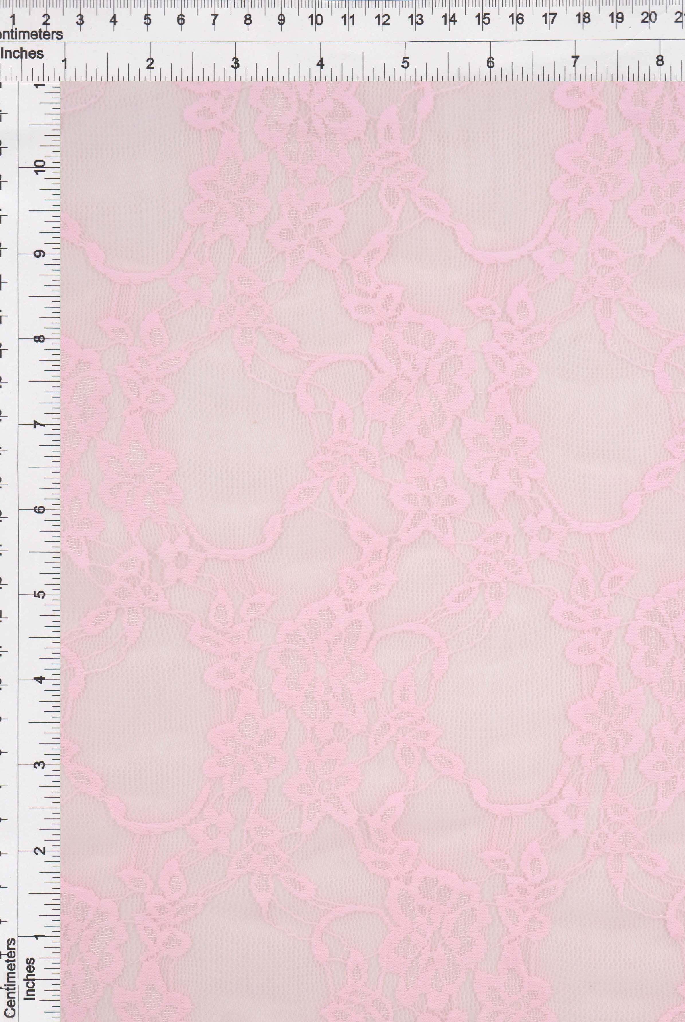 LACE-1483 PINK LT. BLOUSE BOTTOMS CAMI DRESS FLORAL LACE LOUNGEWEAR NYLON PINK ROSE SKIRTS SOLID SPANDEX TOPS