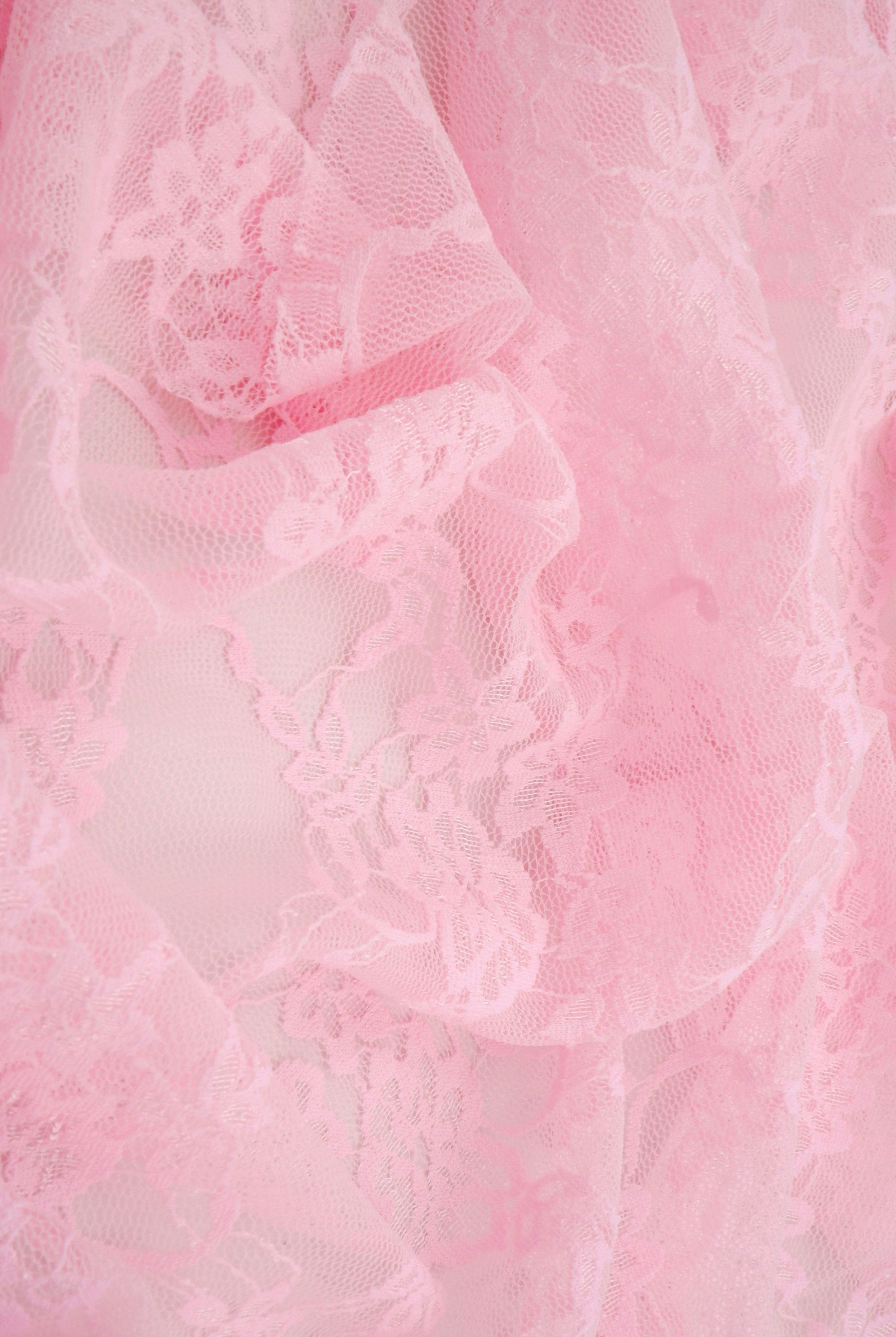 LACE-1483 PINK LT. BLOUSE BOTTOMS CAMI DRESS FLORAL LACE LOUNGEWEAR NYLON PINK ROSE SKIRTS SOLID SPANDEX TOPS