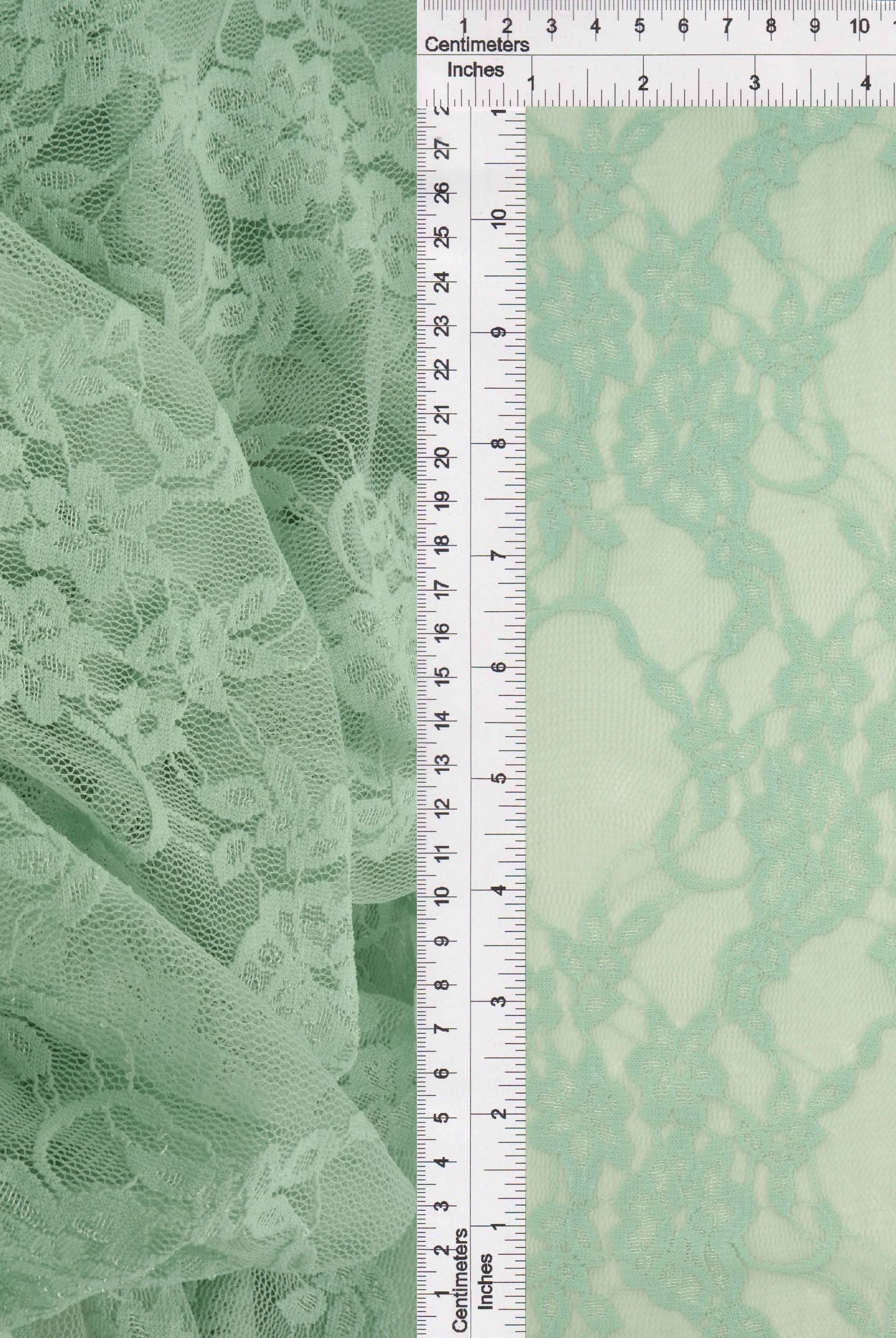 Nylon Floral Lace Fabric - LACE-1483