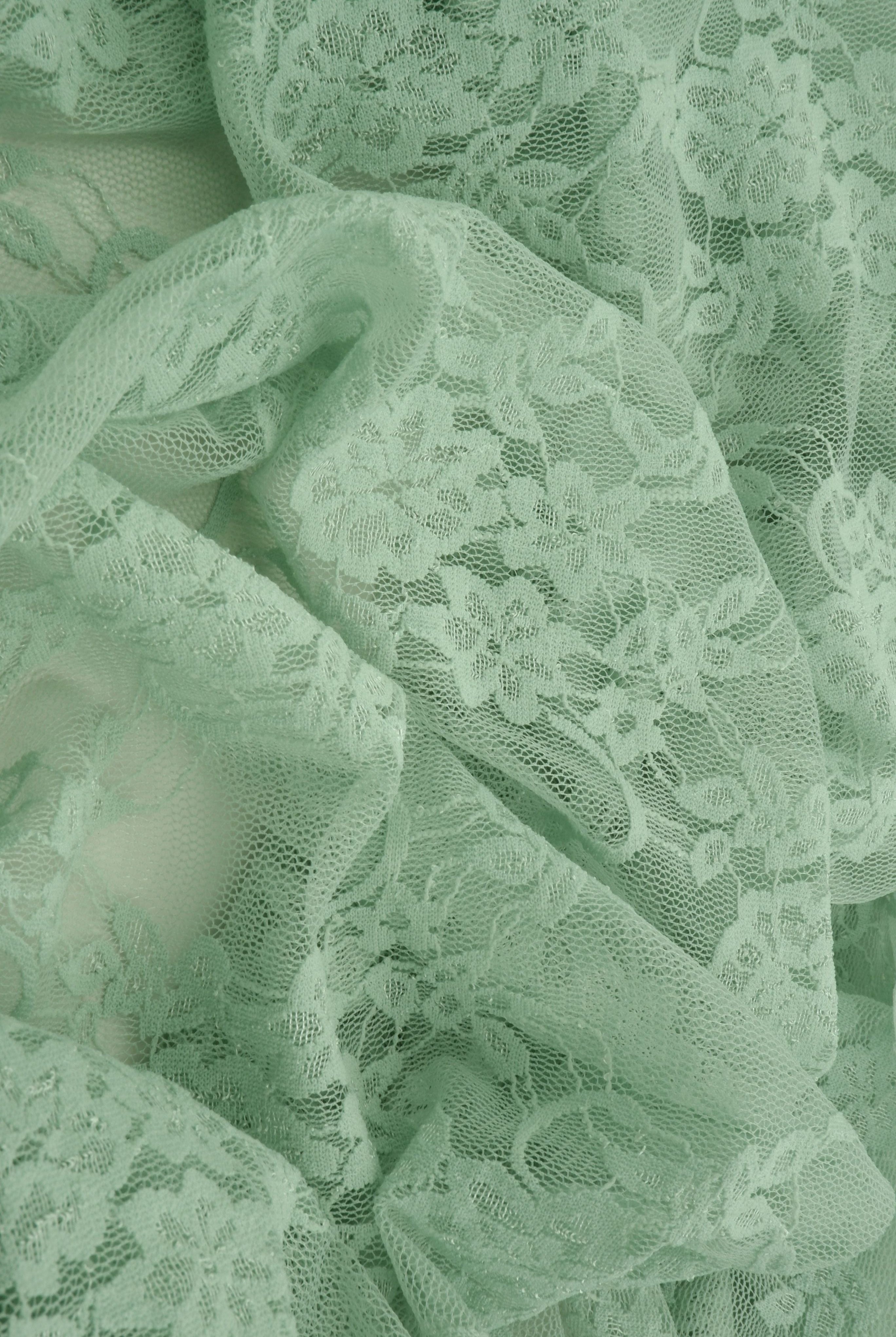 Nylon Floral Lace Fabric - LACE-1483