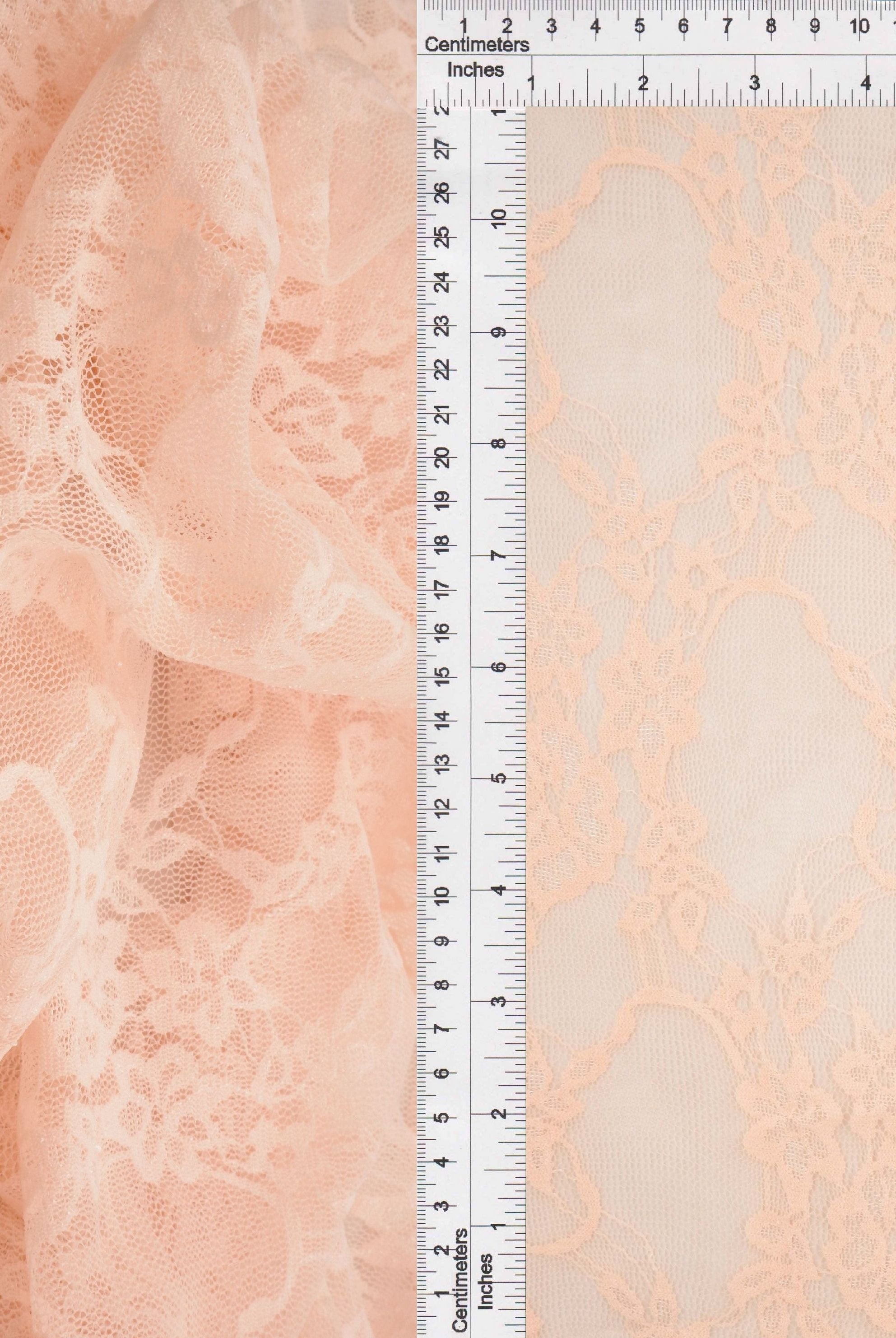 Nylon Floral Lace Fabric - LACE-1483