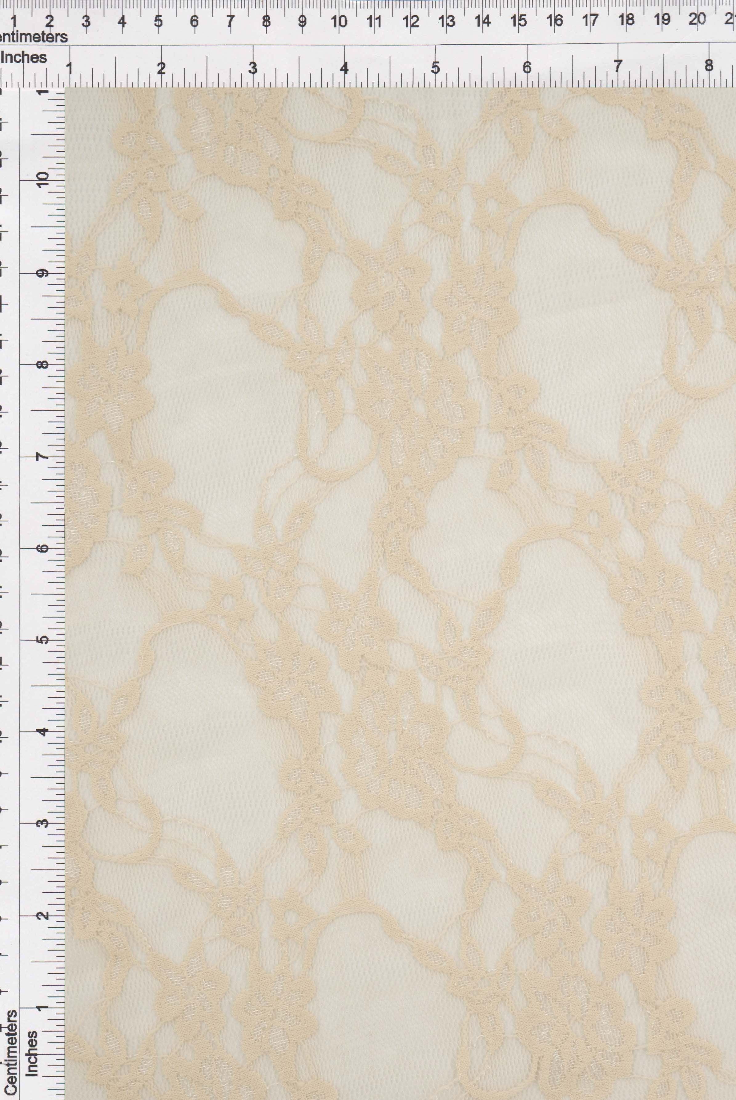 Nylon Floral Lace Fabric - LACE-1483