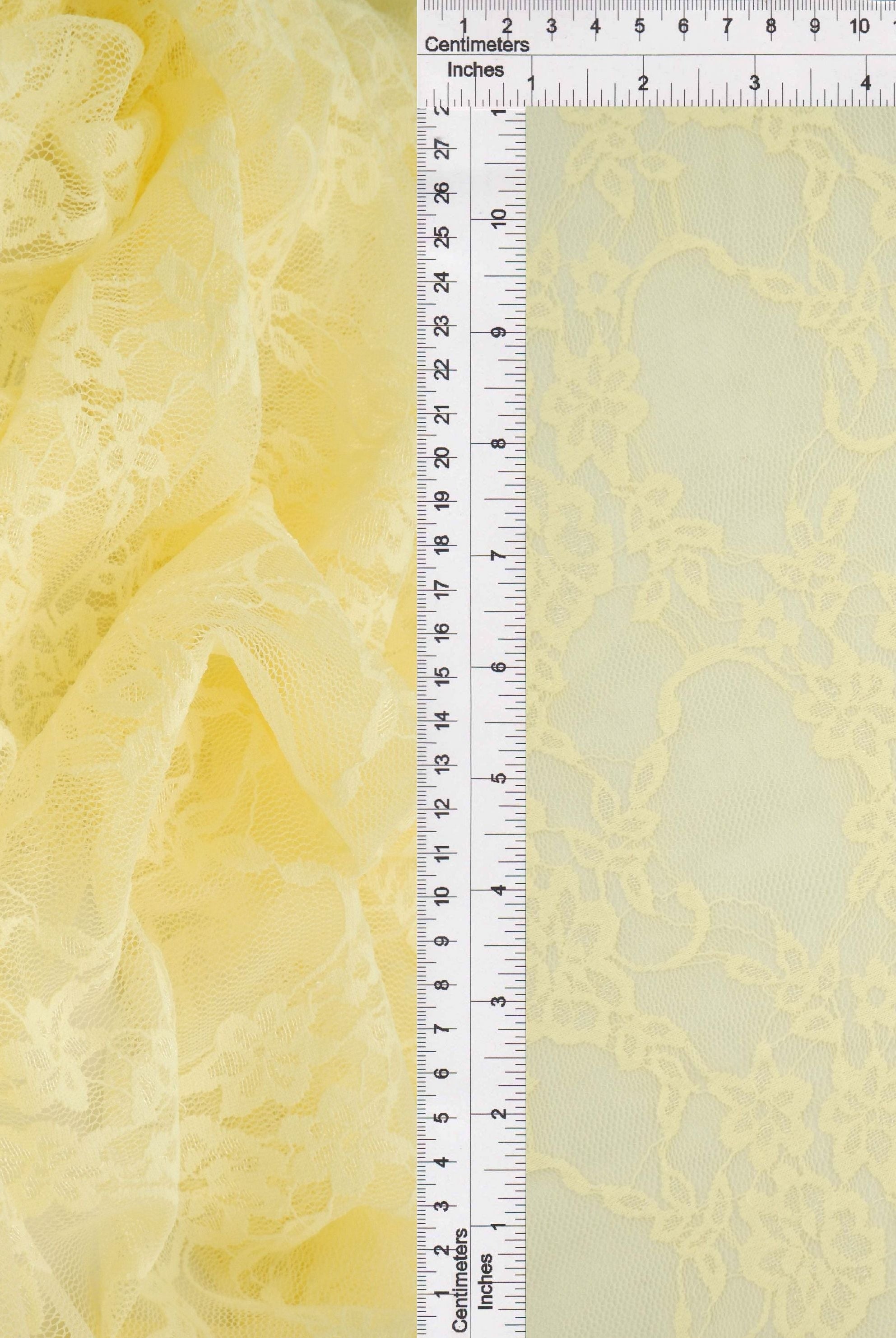 Nylon Floral Lace Fabric - LACE-1483