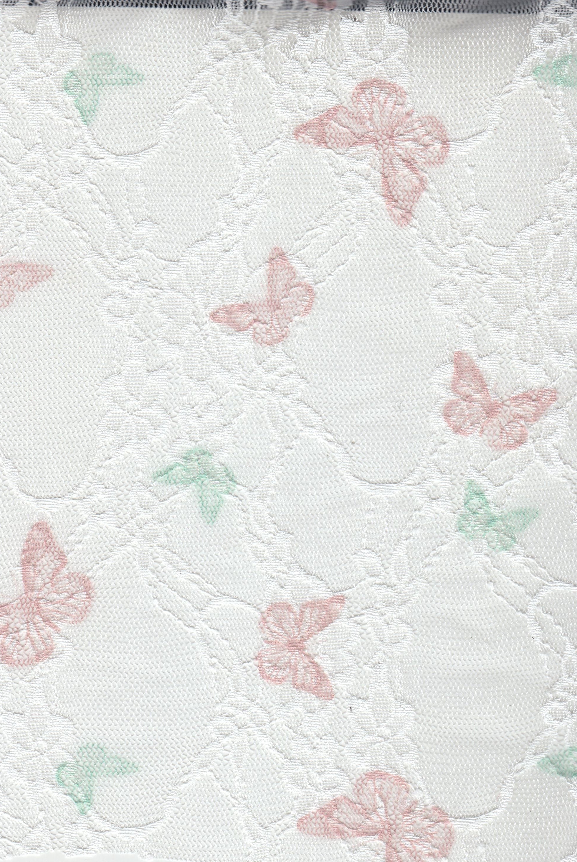 Butterfly Digital Print Lace Fabric - LACE1483-M11481