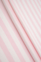 KNT4544 PINK BLOUSE DRESS FLEECE KNIT LOUNGEWEAR POLYESTER RIBBED 2X2 SPANDEX STRETCH STRIPE SWEATSHIRT TOPS TUNICS