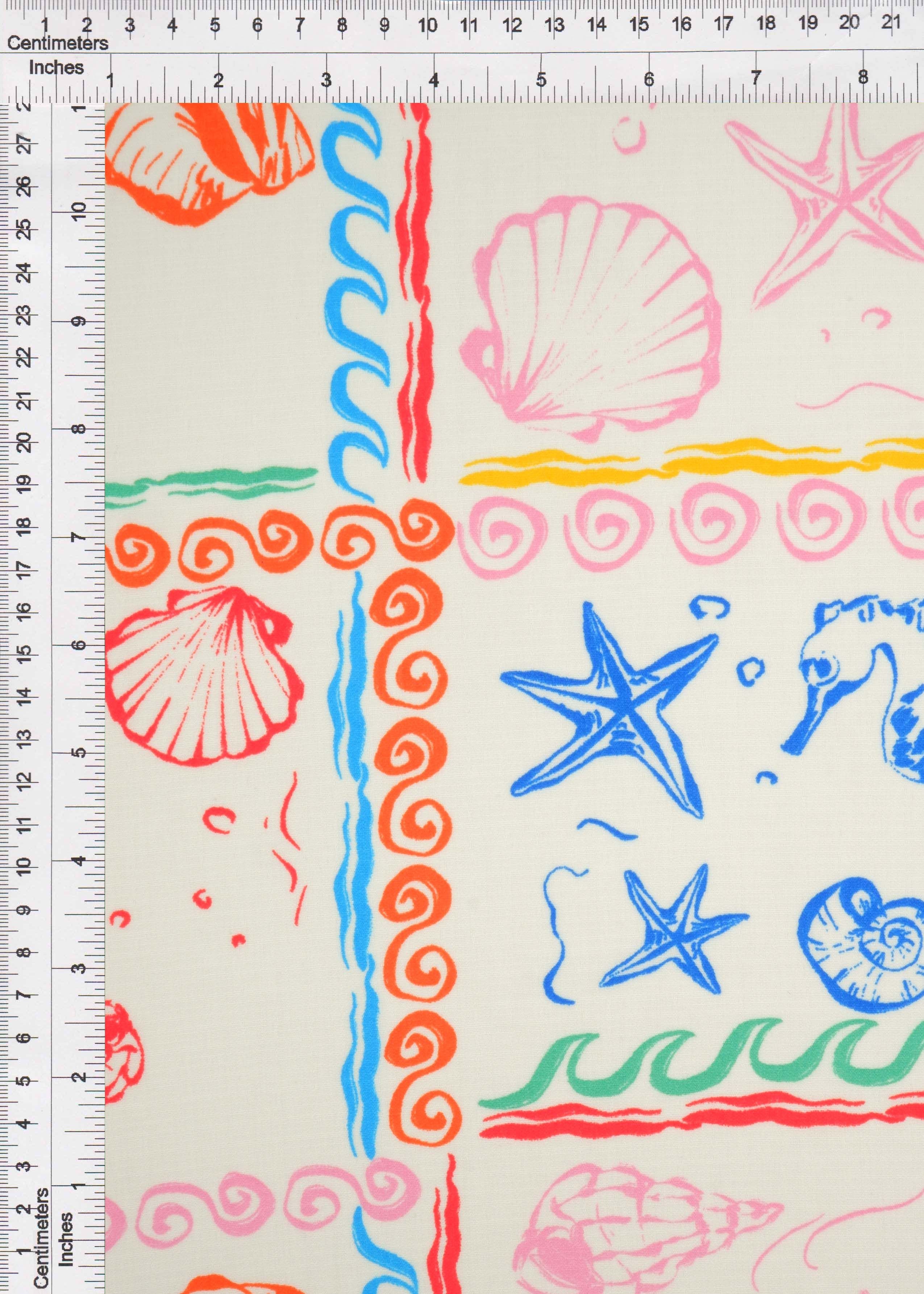 Under the Sea Linen Look Woven Fabric - LIN4635-MS11504