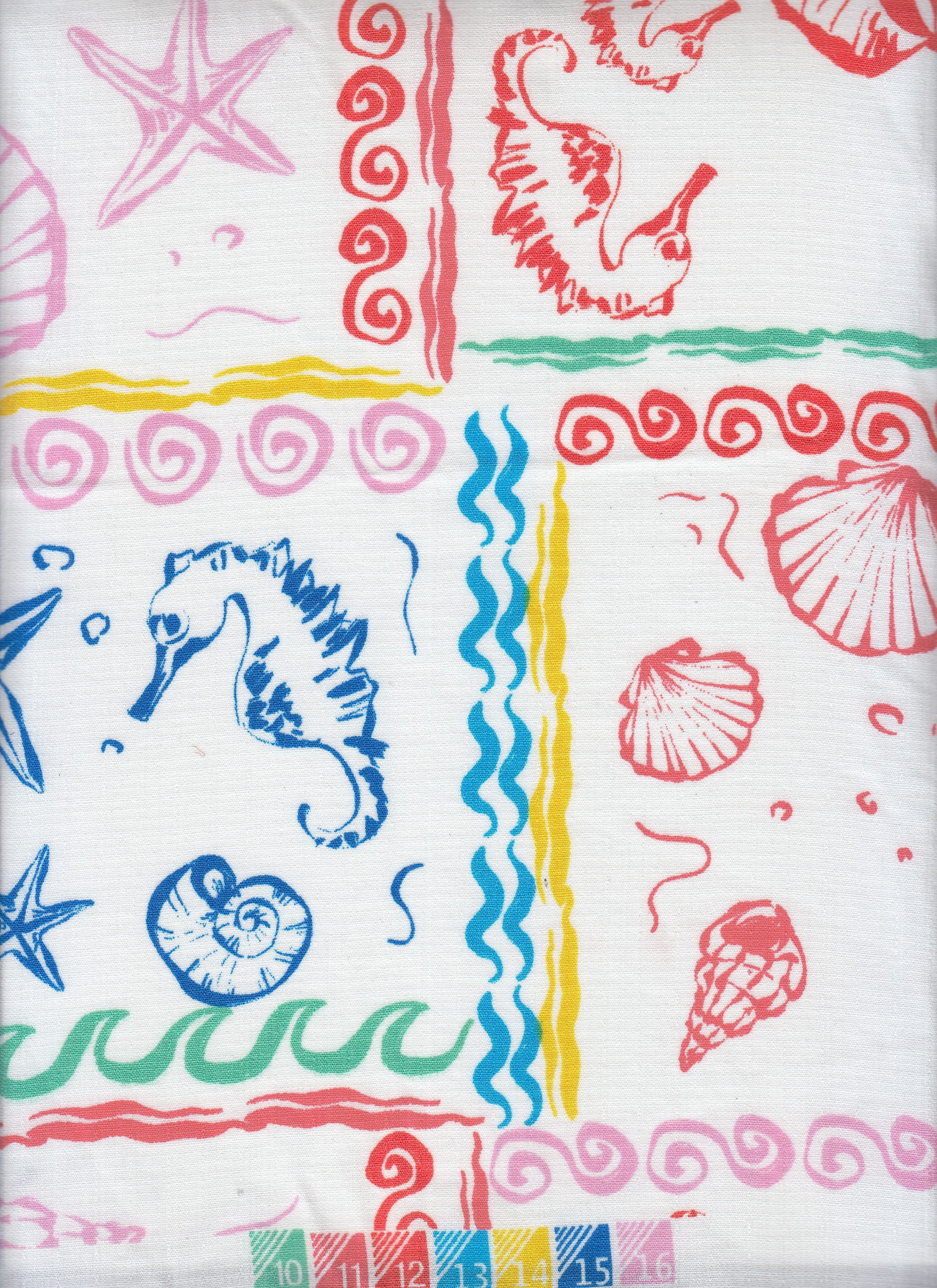 Under the Sea Linen Look Woven Fabric - LIN4635-MS11504
