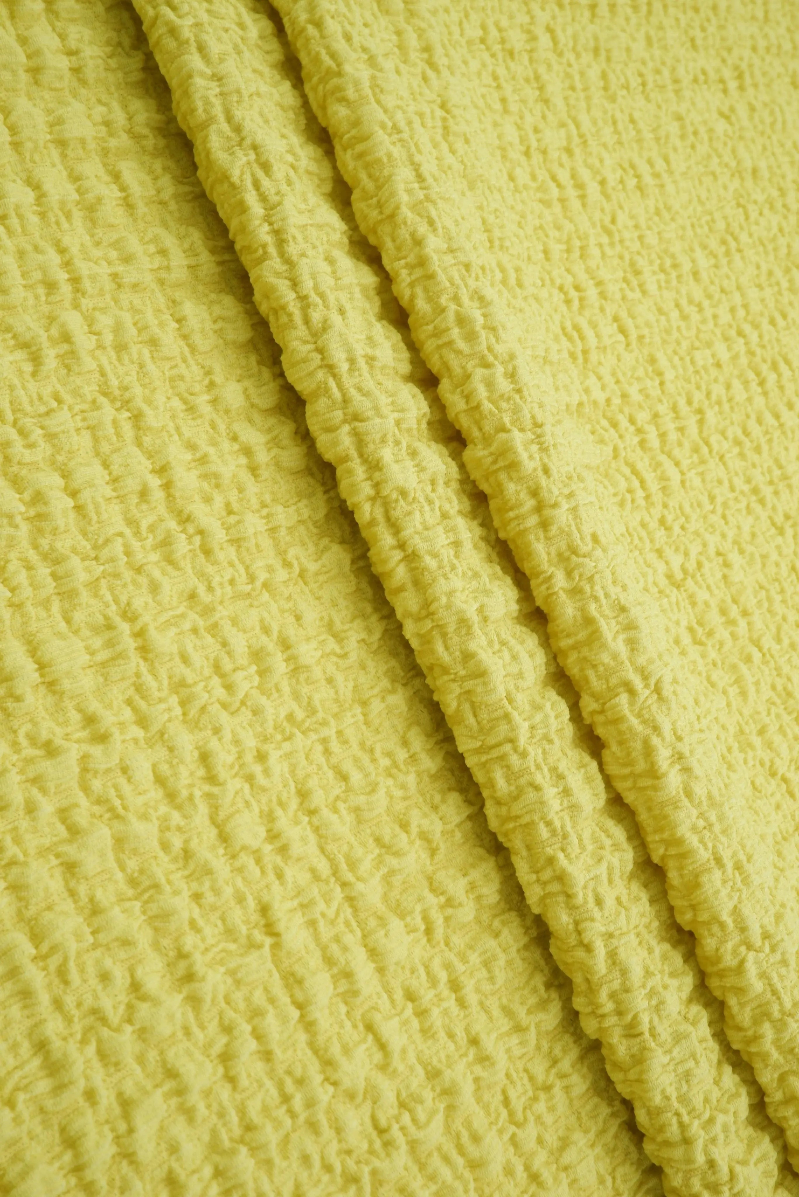 Waffle Crepe Solid Knit Fabric - CRP4501