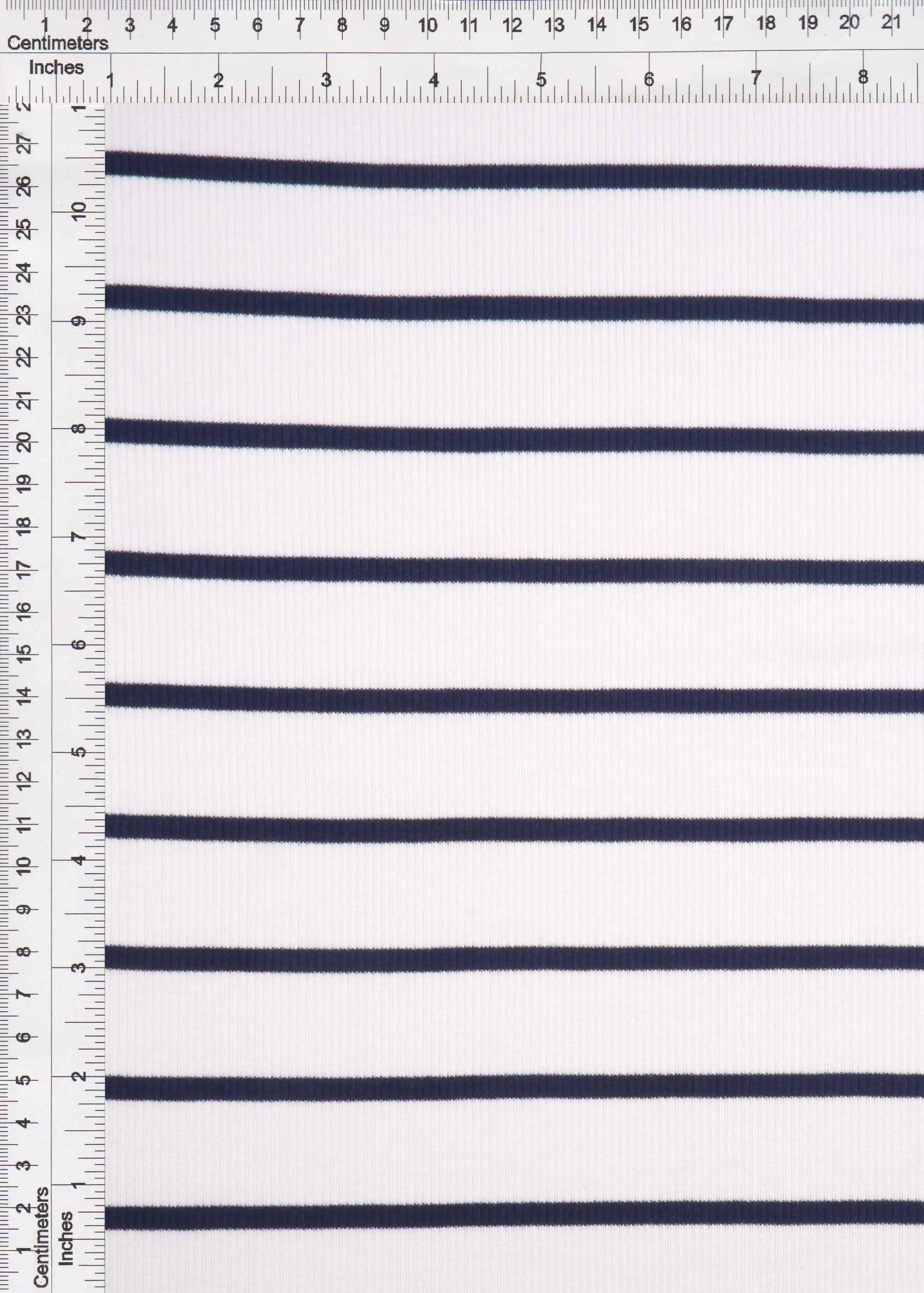 KNT4641 IVORY/NAVY KNIT