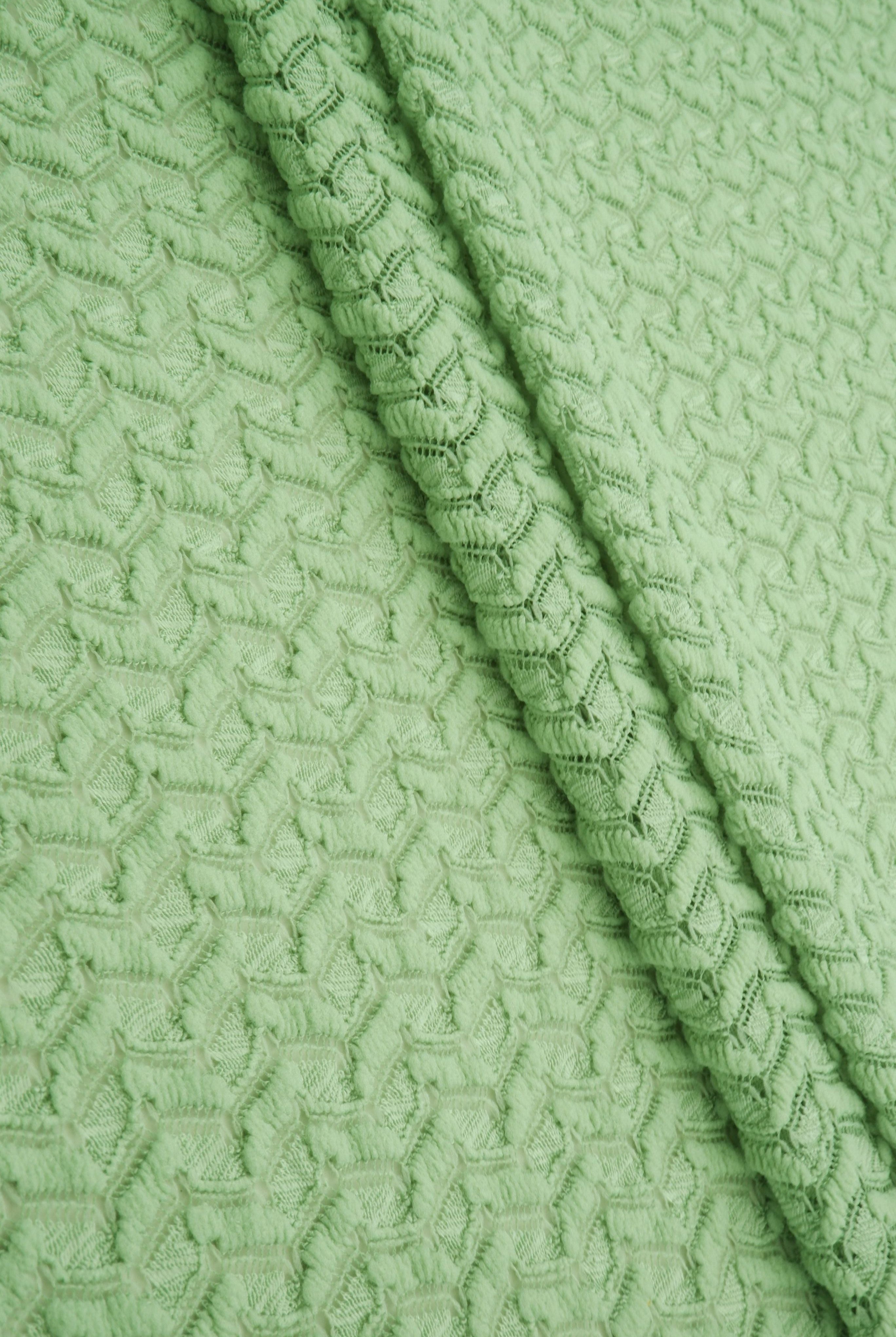 Crochet Lace Stretch Fabric - LACE4557