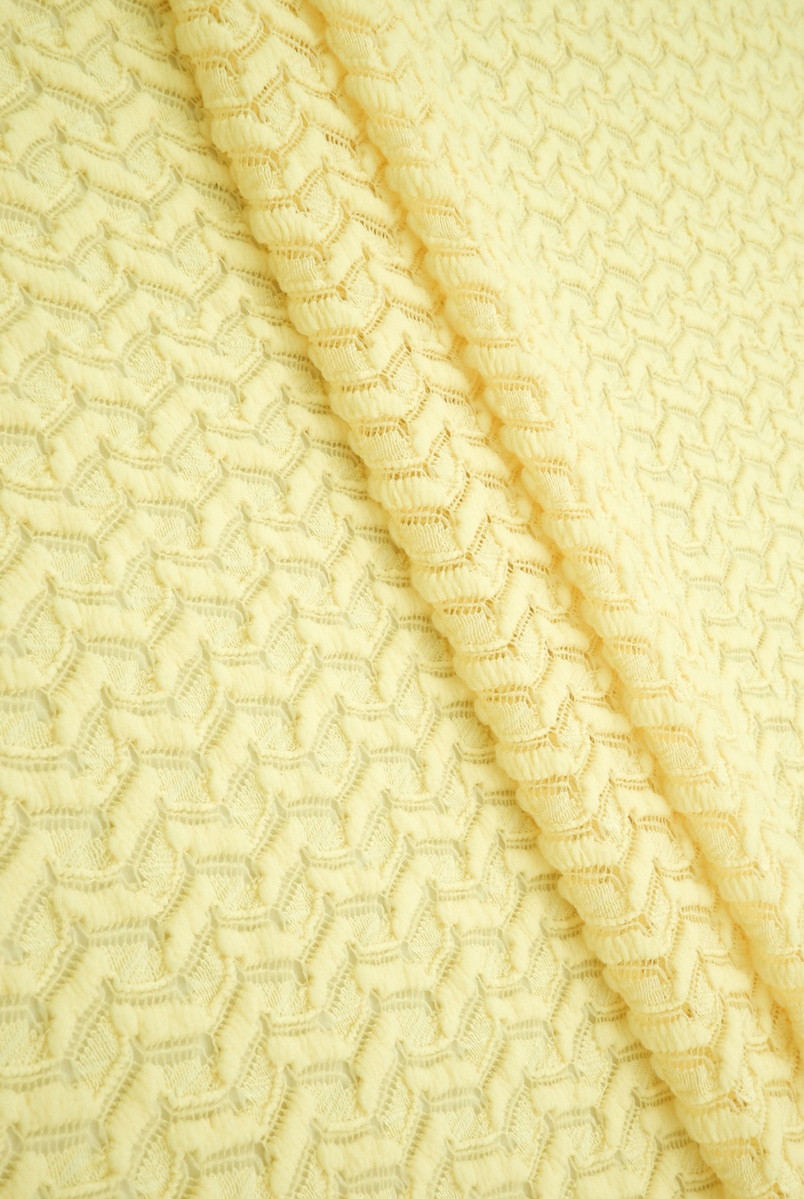 Crochet Lace Stretch Fabric - LACE4557