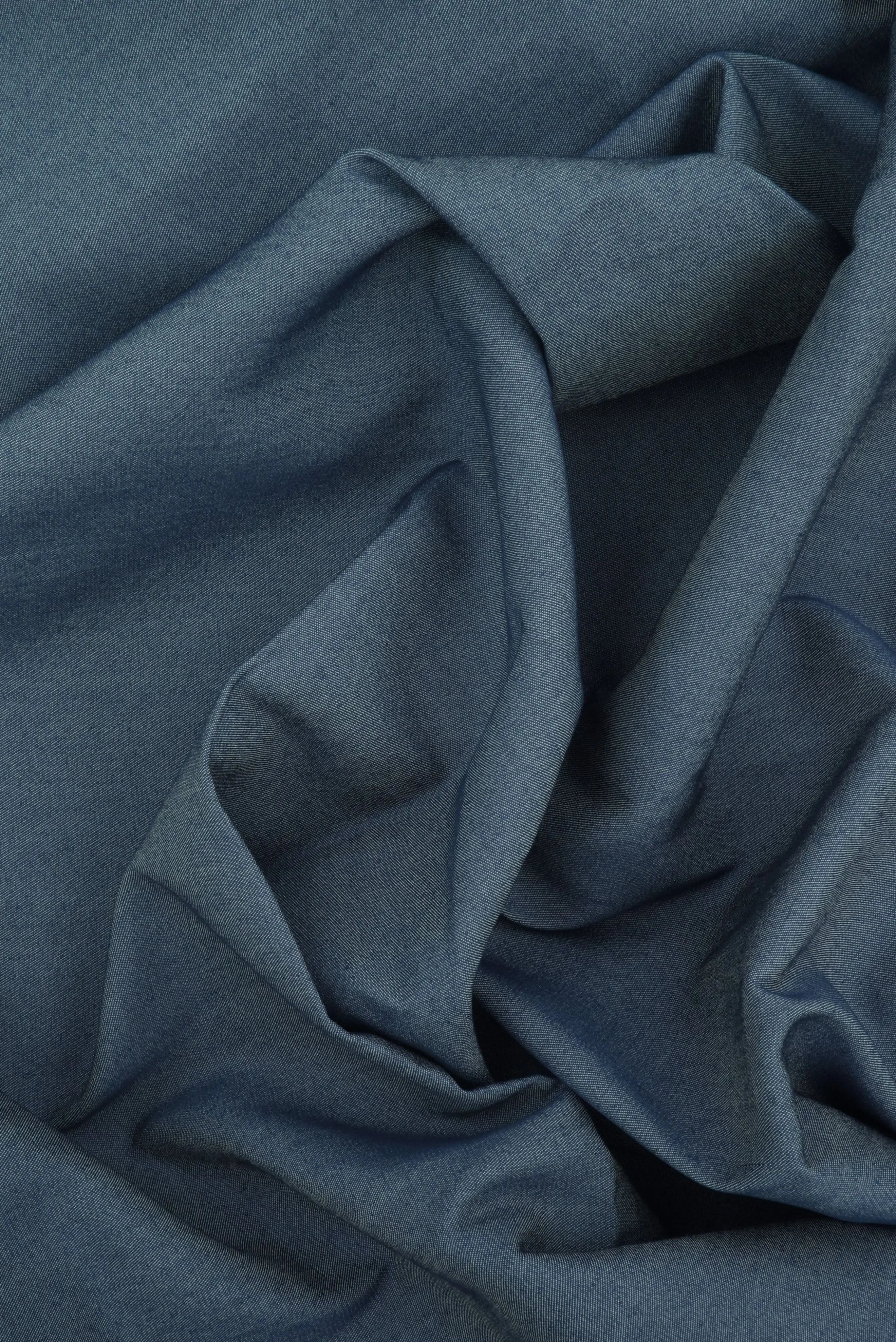 Chambray Solid Woven Fabric DEN-4643