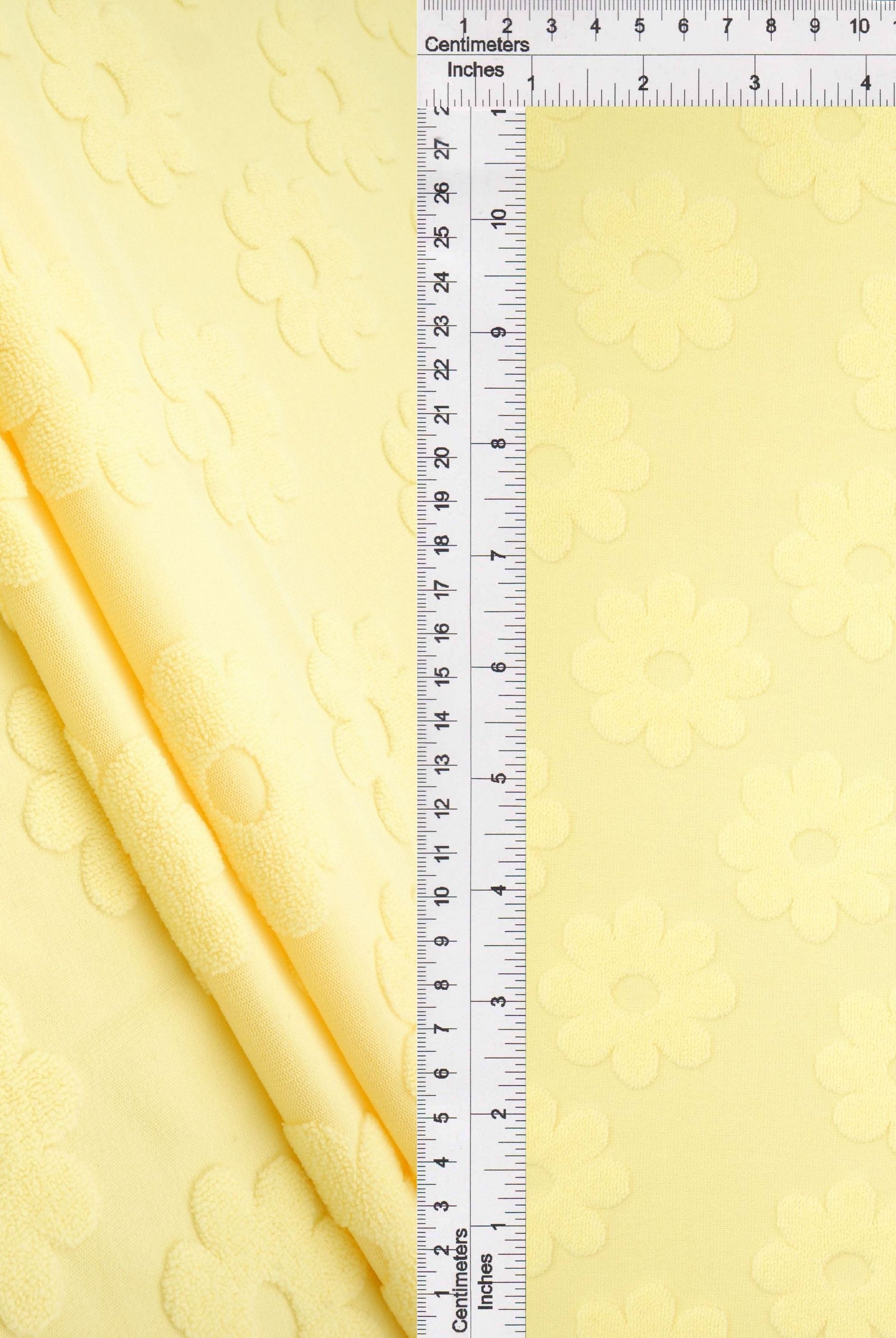 Daisy Floral Jacquard Knit Fabric - JACQ-4480