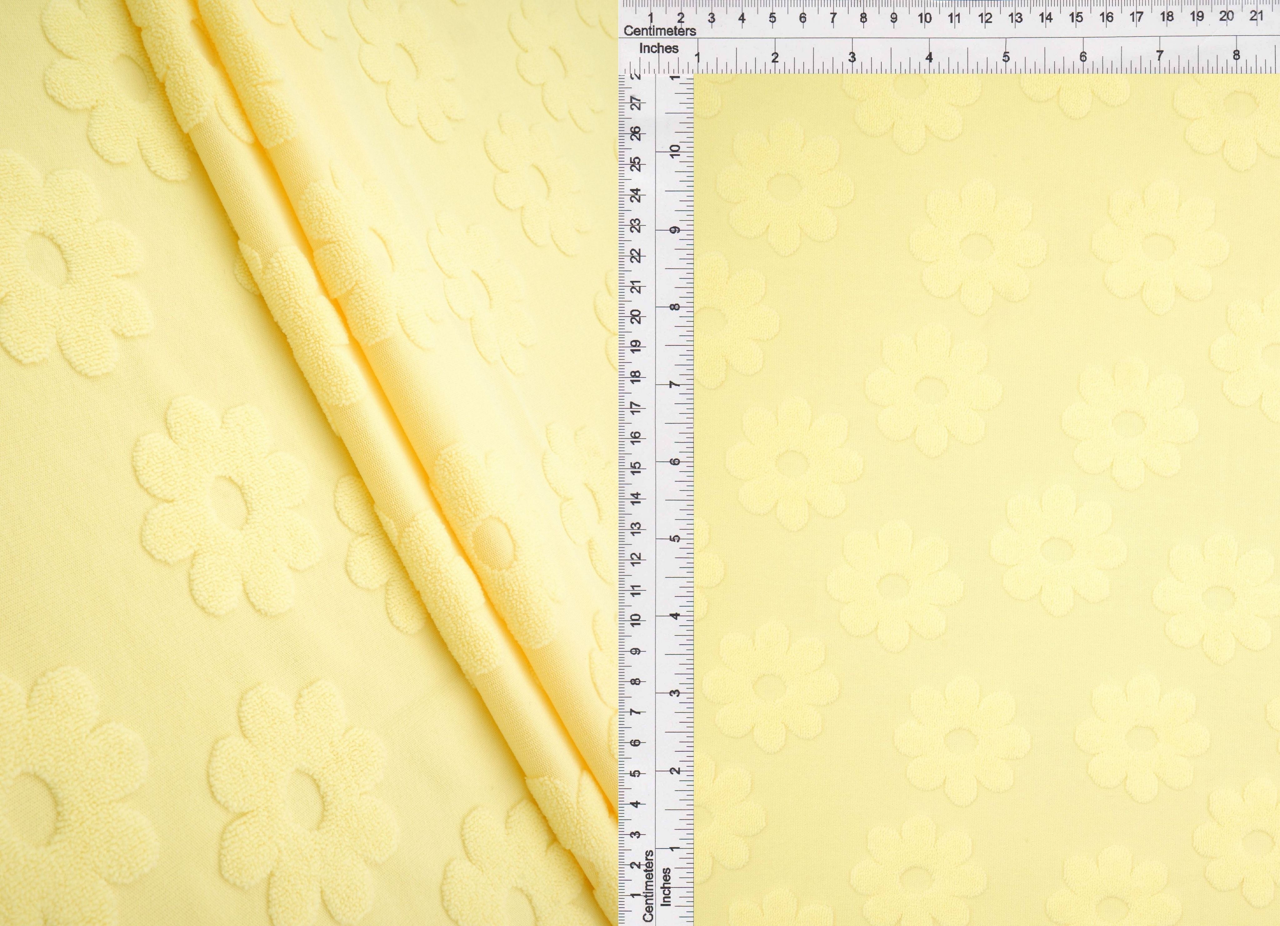 Daisy Floral Jacquard Knit Fabric - JACQ-4480