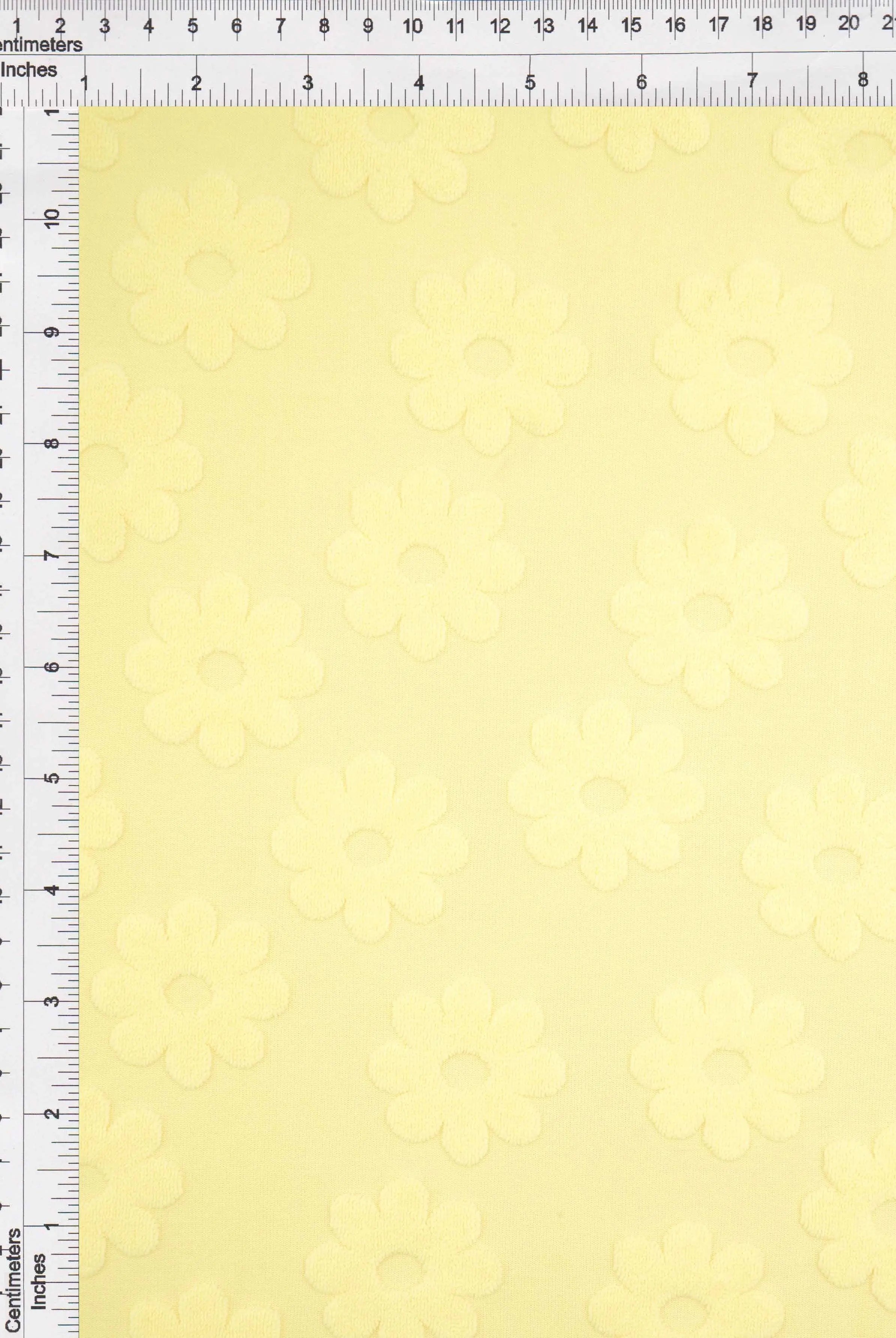 JACQ-4480 YELLOW LT. BOTTOMS DAISY FLOWER DRESS GEOMETRIC JACQUARD KNIT LIVERPOOL OUTERWEAR PANTS POLYESTER SKIRTS SOLID SPANDEX STRETCH SWEATER TOPS