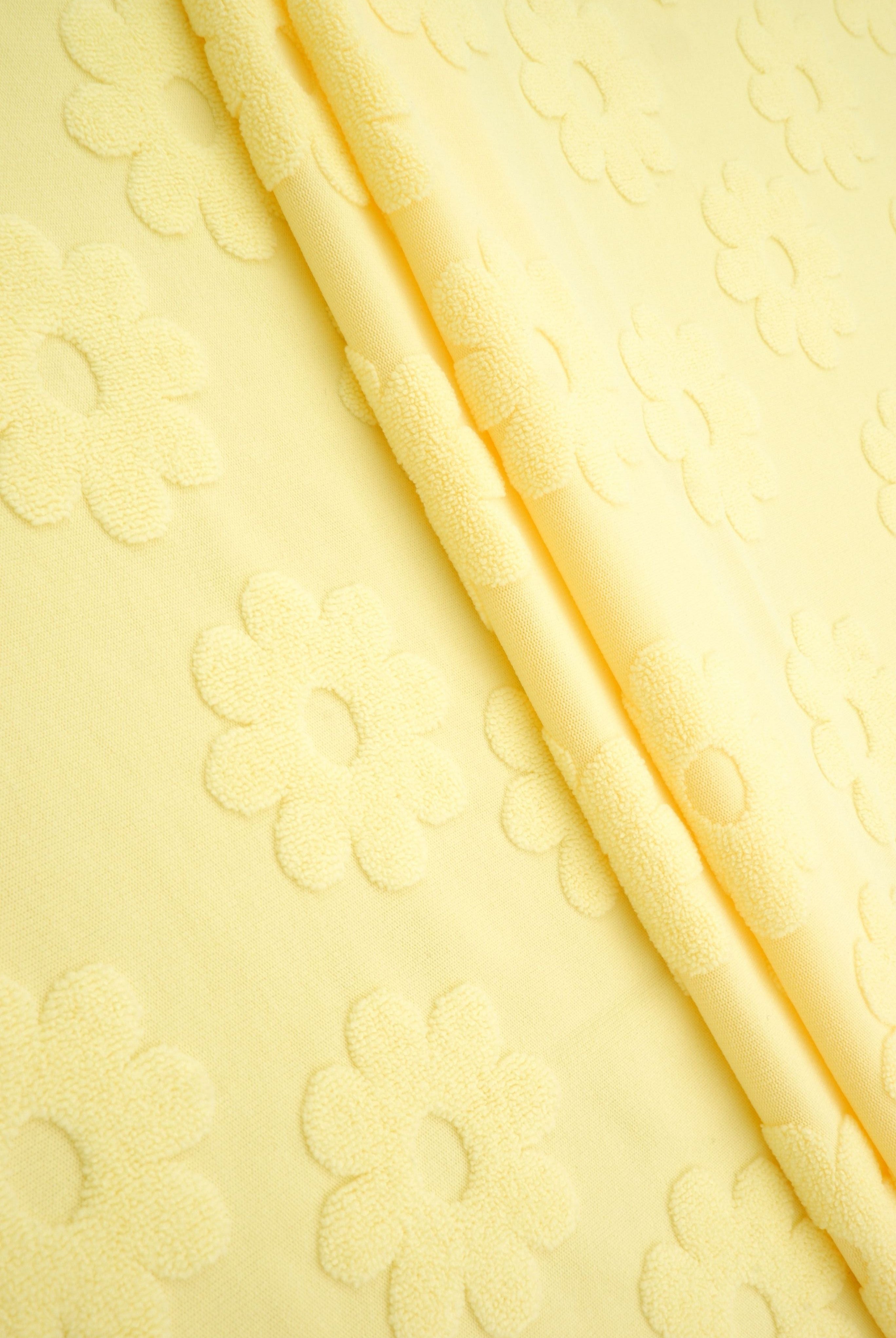 Daisy Floral Jacquard Knit Fabric - JACQ-4480