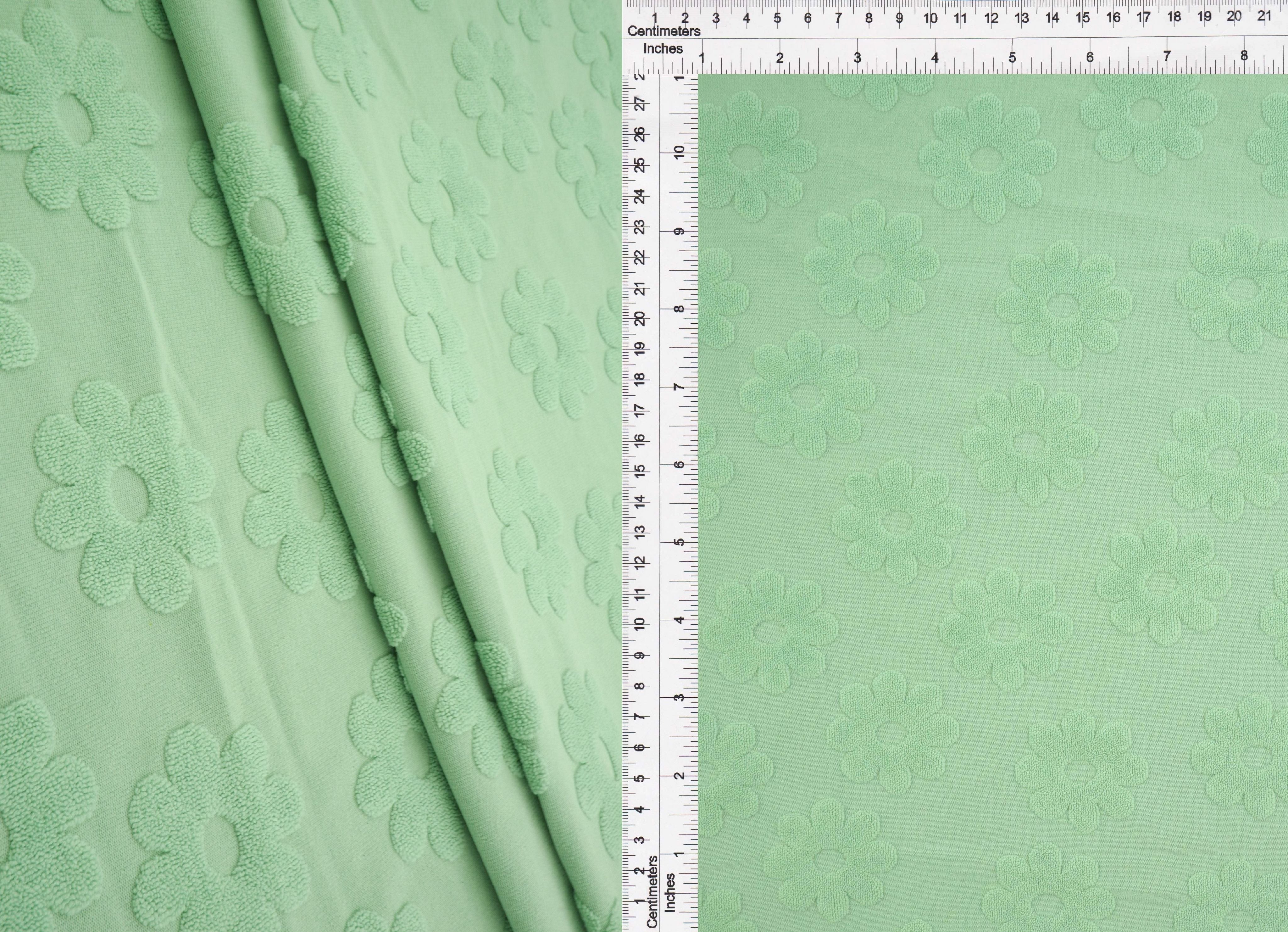 JACQ-4480 SAGE BOTTOMS DAISY FLOWER DRESS GEOMETRIC JACQUARD KNIT LIVERPOOL OUTERWEAR PANTS POLYESTER SKIRTS SOLID SPANDEX STRETCH SWEATER TOPS