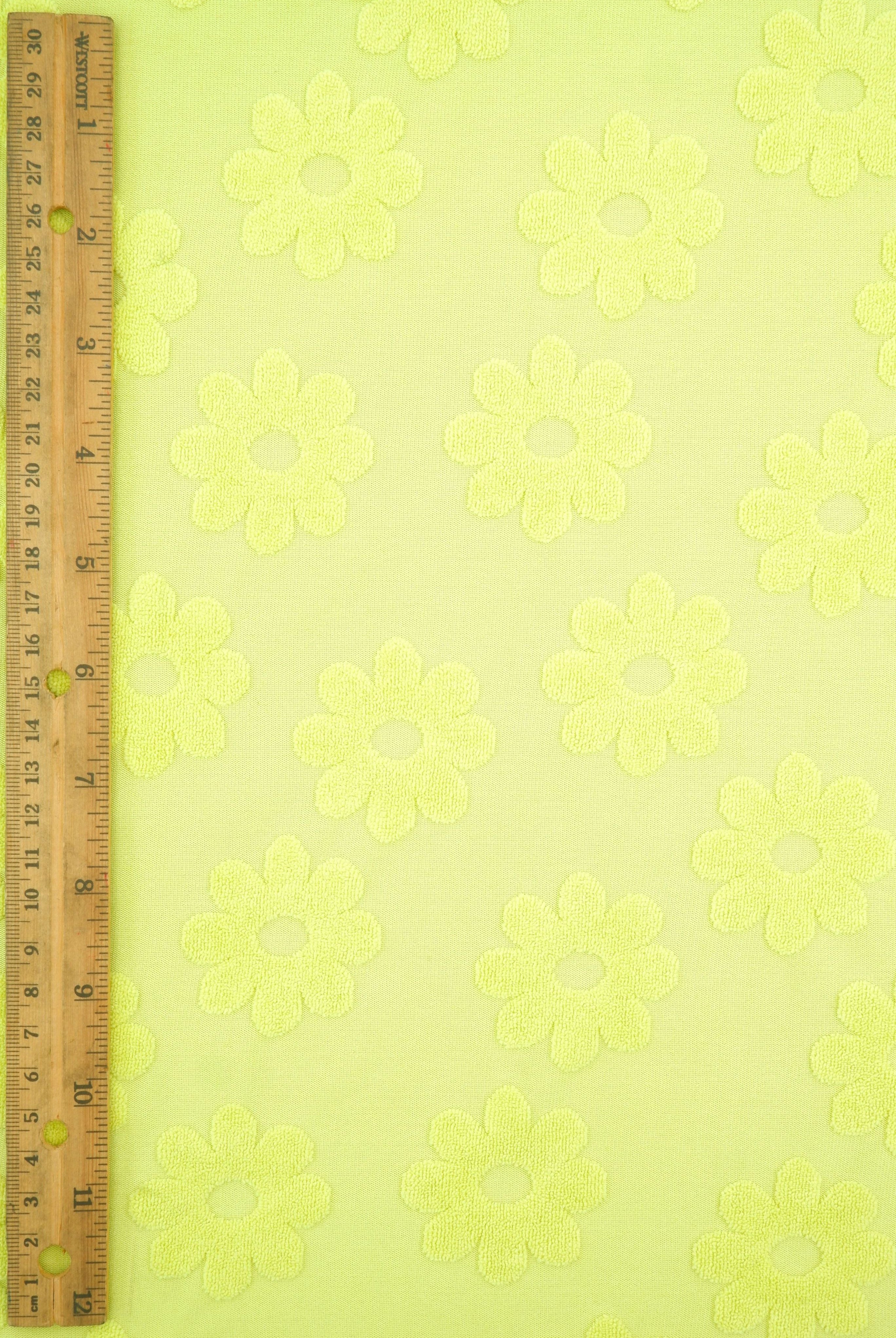 Daisy Floral Jacquard Knit Fabric - JACQ-4480