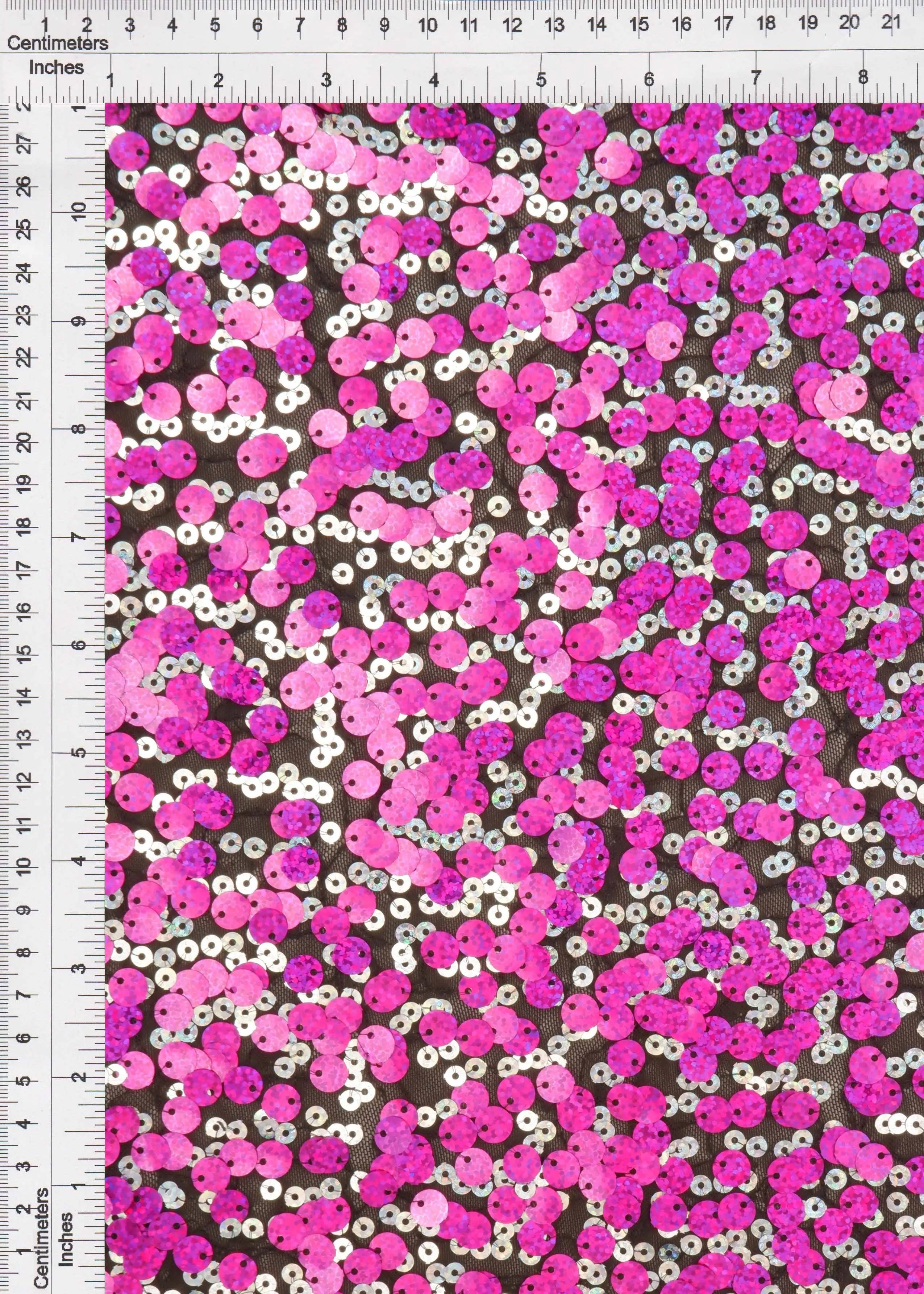 Sequin Mesh Stretch Fabric - MESH NYLON/PL
