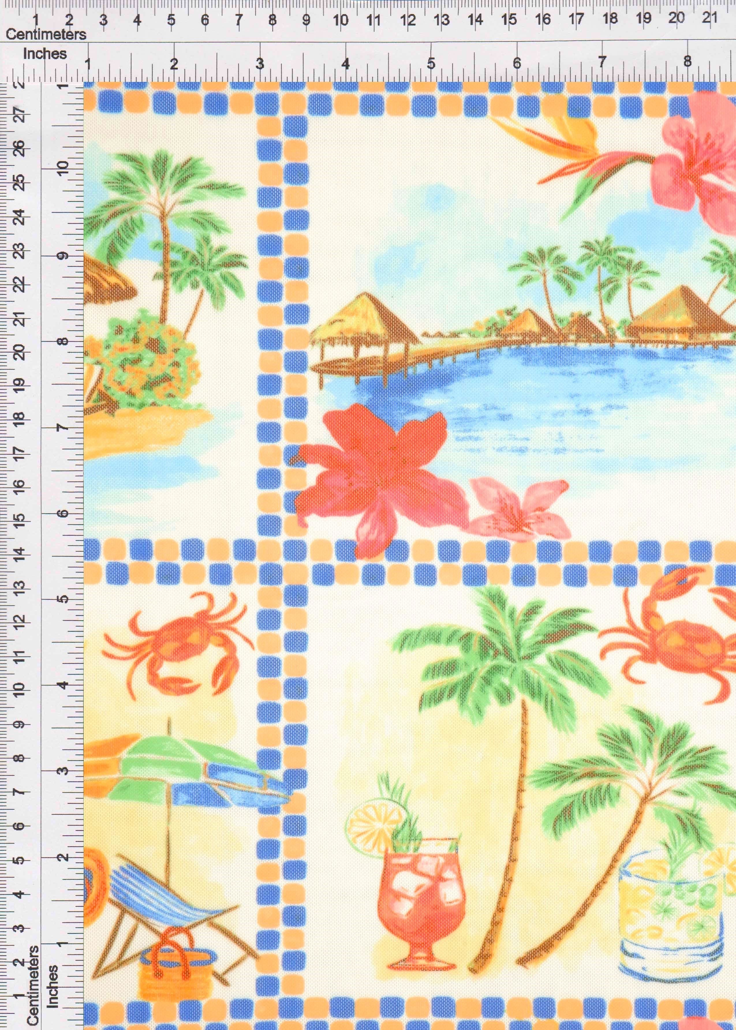 Scenery Digital Print Mesh Fabric - MESH-MS11503D