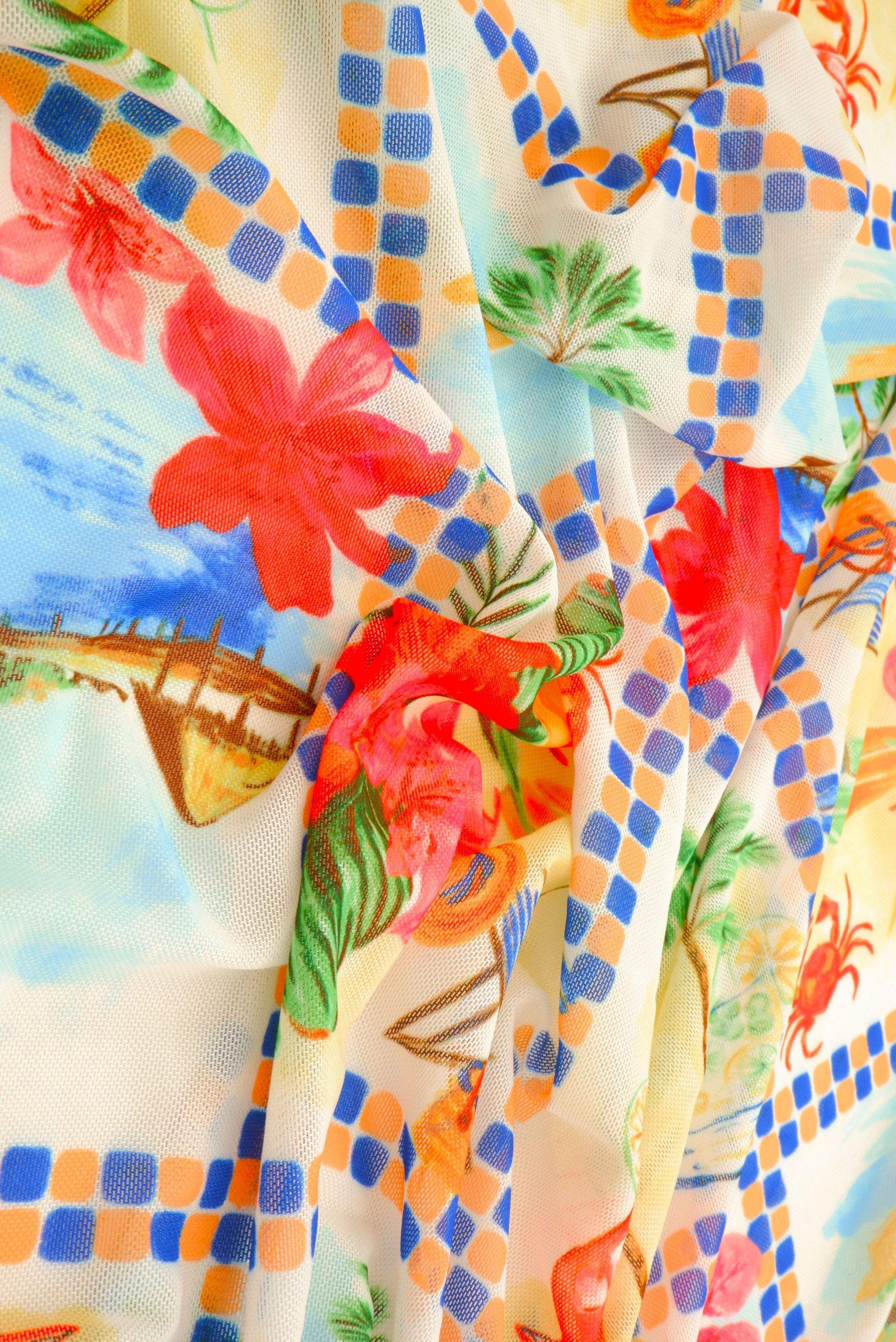 Scenery Digital Print Mesh Fabric - MESH-MS11503D