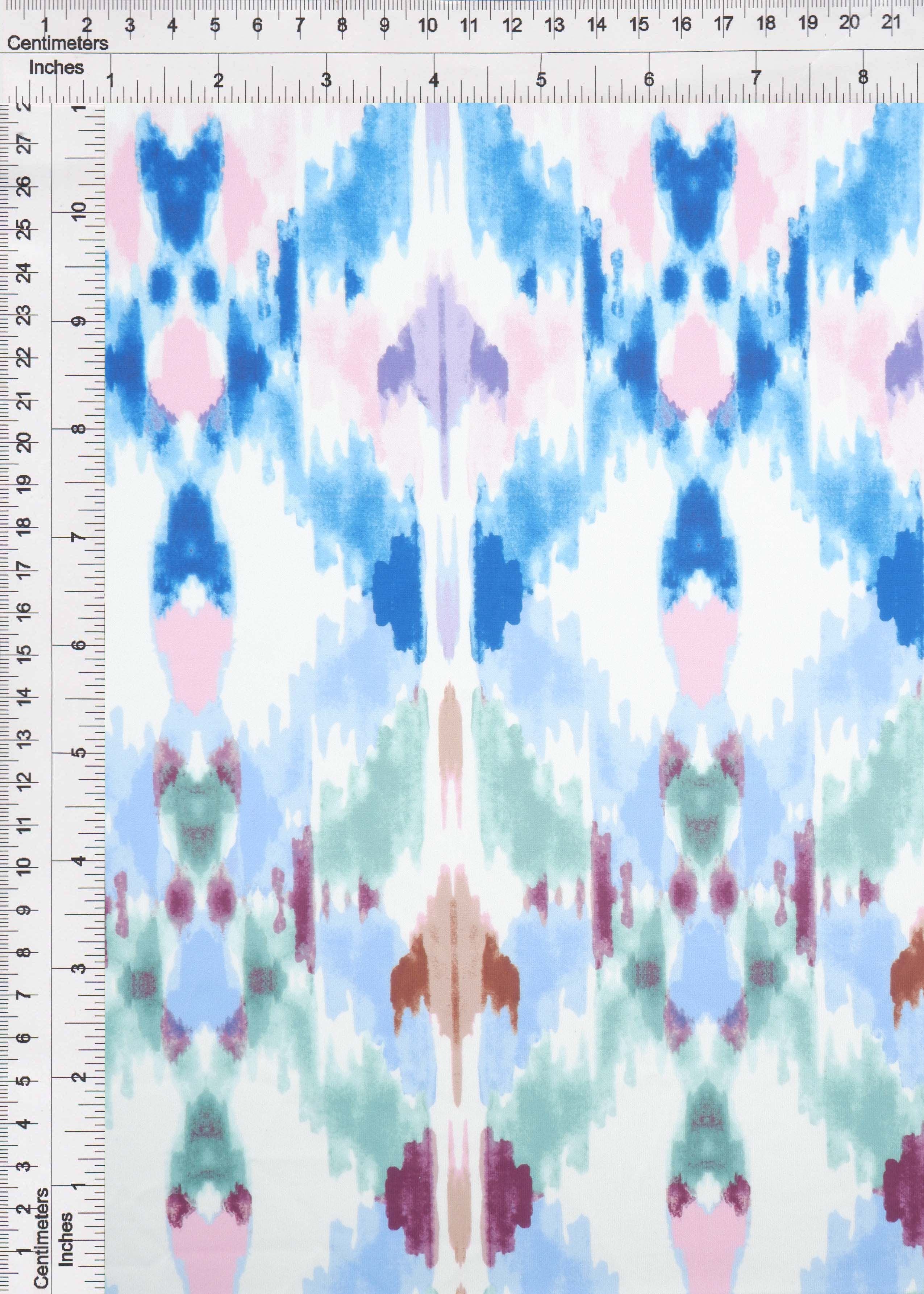 Aztec Tribal Digital Print DTY Knit Fabric - KNT4498-M11517D