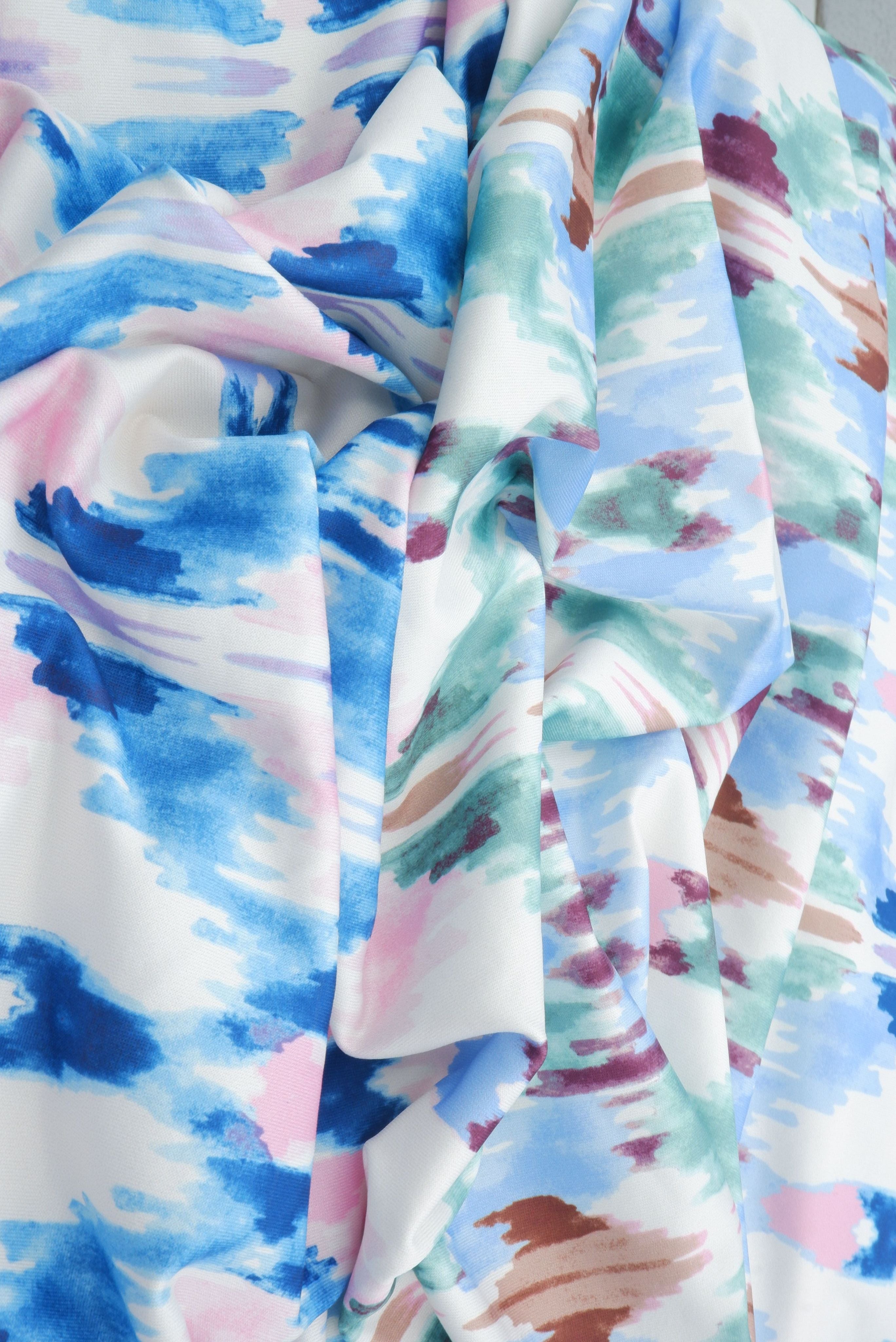 Aztec Tribal Digital Print DTY Knit Fabric - KNT4498-M11517D