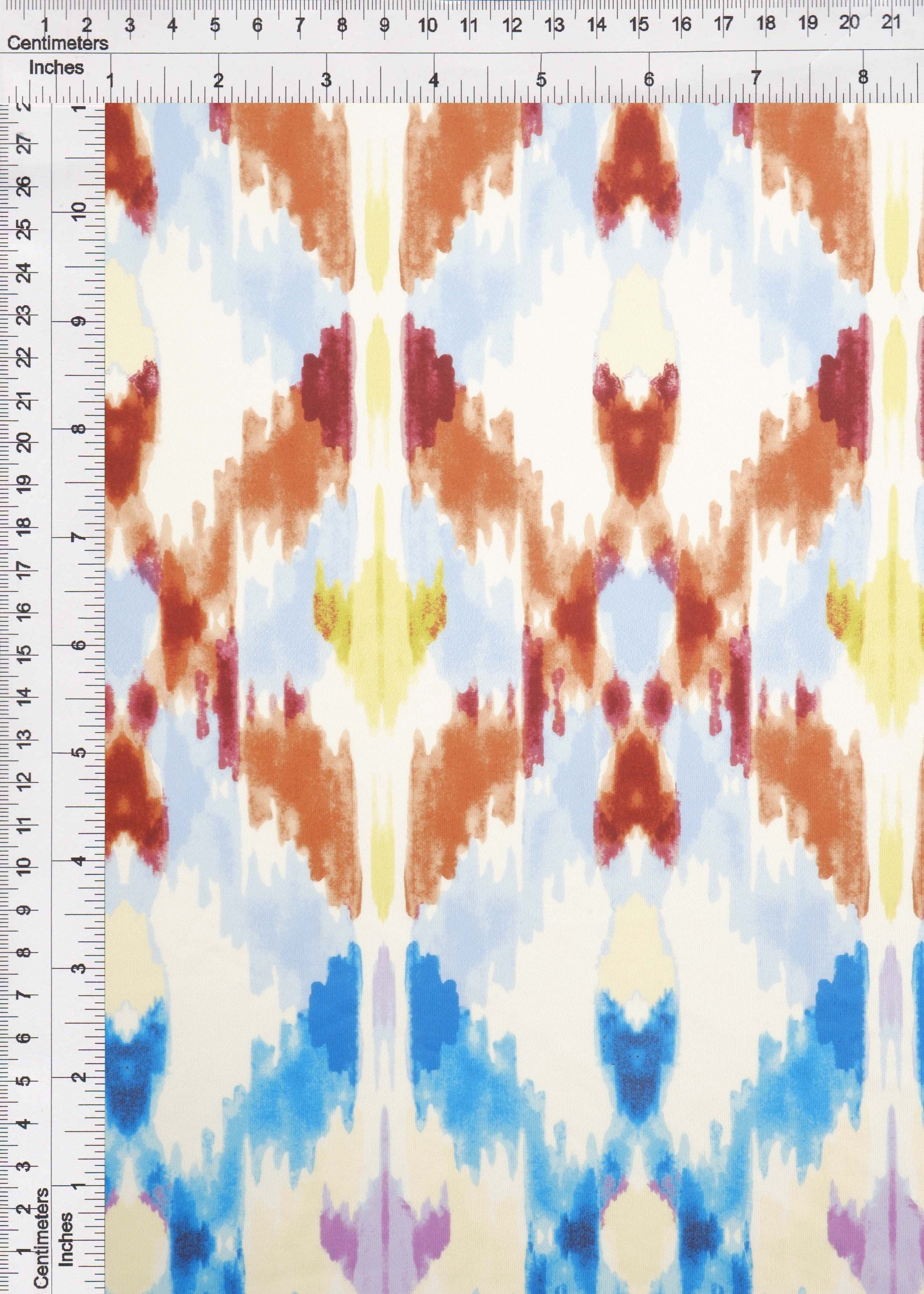 Aztec Tribal Digital Print DTY Knit Fabric - KNT4498-M11517D