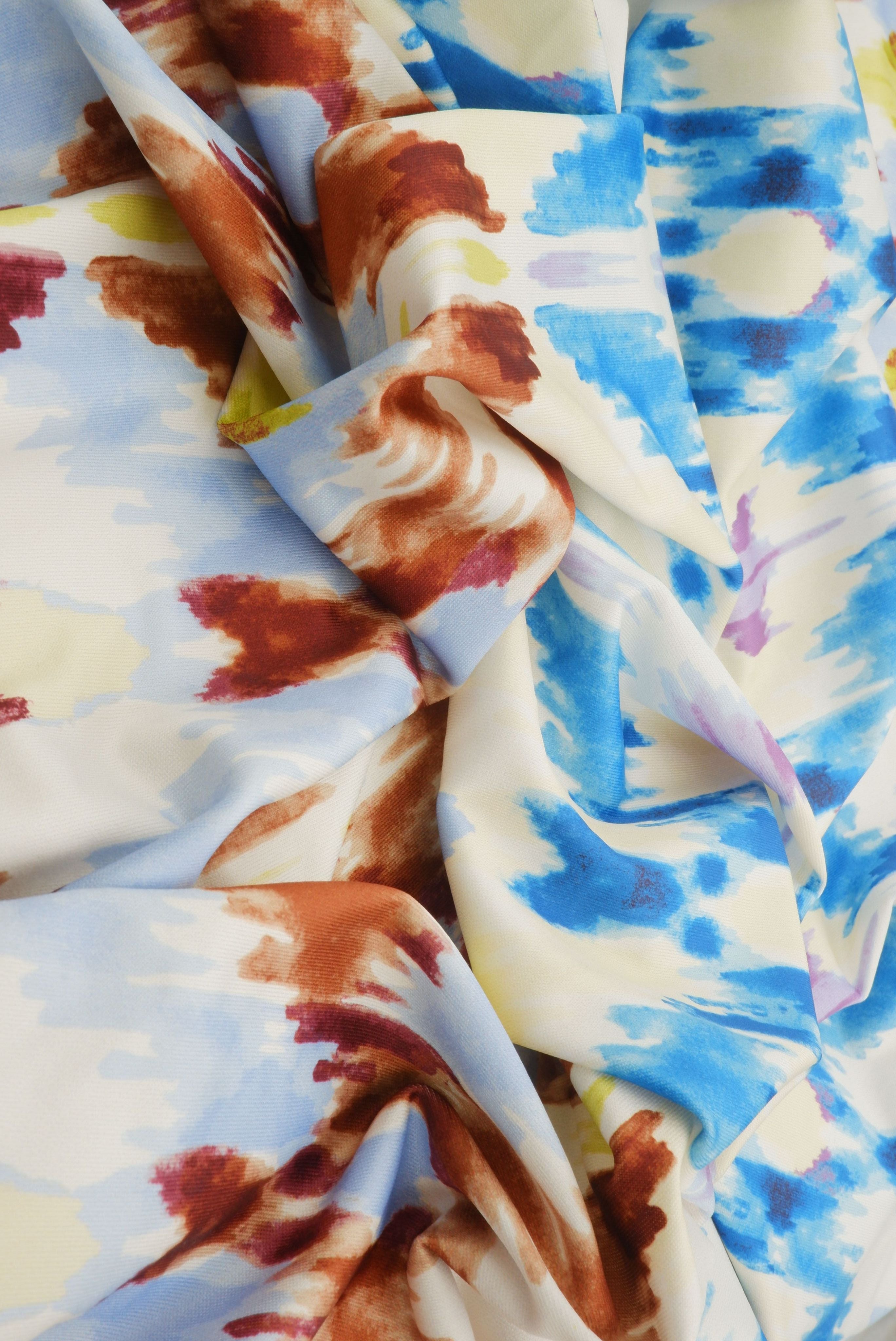 Aztec Tribal Digital Print DTY Knit Fabric - KNT4498-M11517D