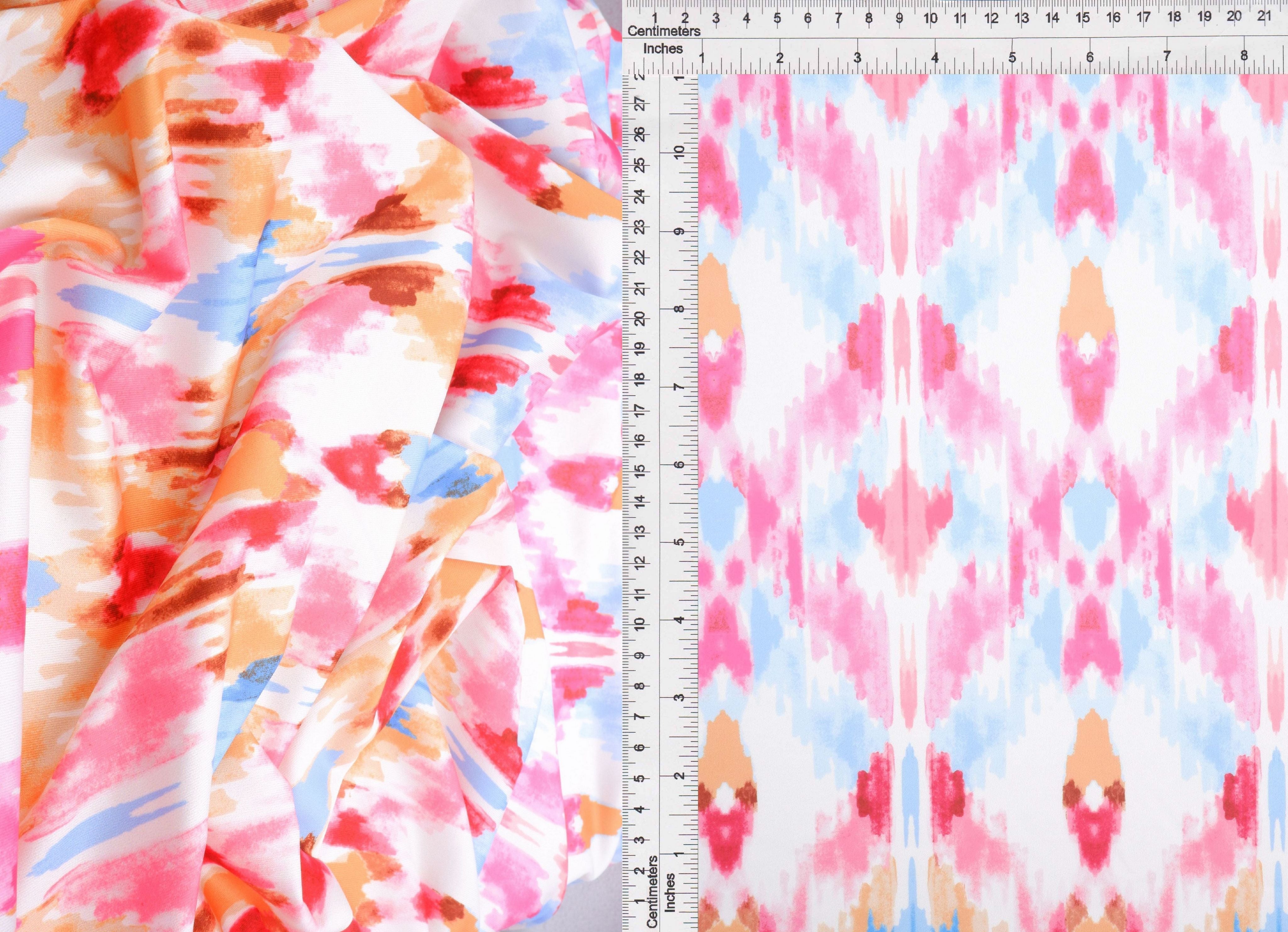 Aztec Tribal Digital Print DTY Knit Fabric - KNT4498-M11517D