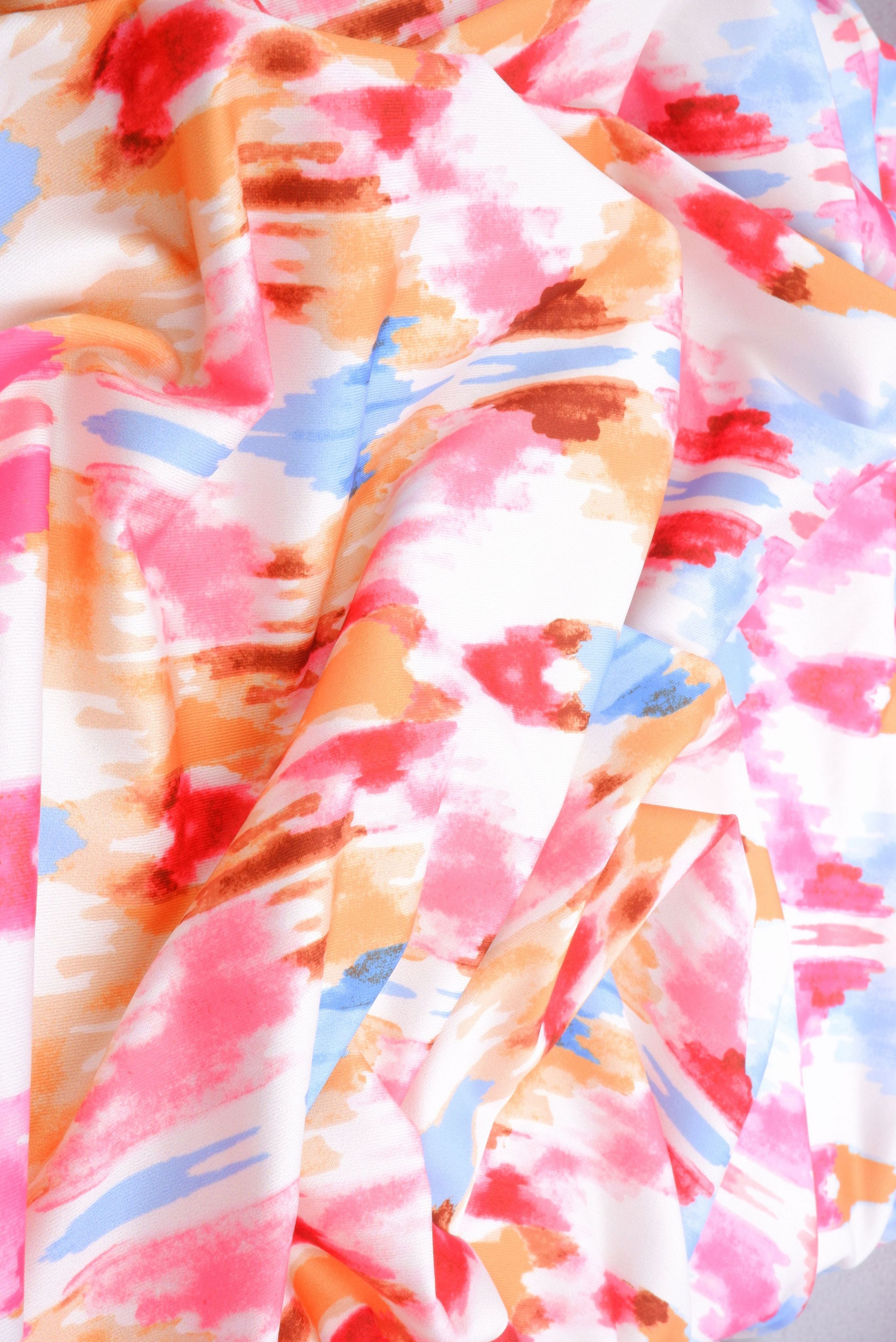 Aztec Tribal Digital Print DTY Knit Fabric - KNT4498-M11517D