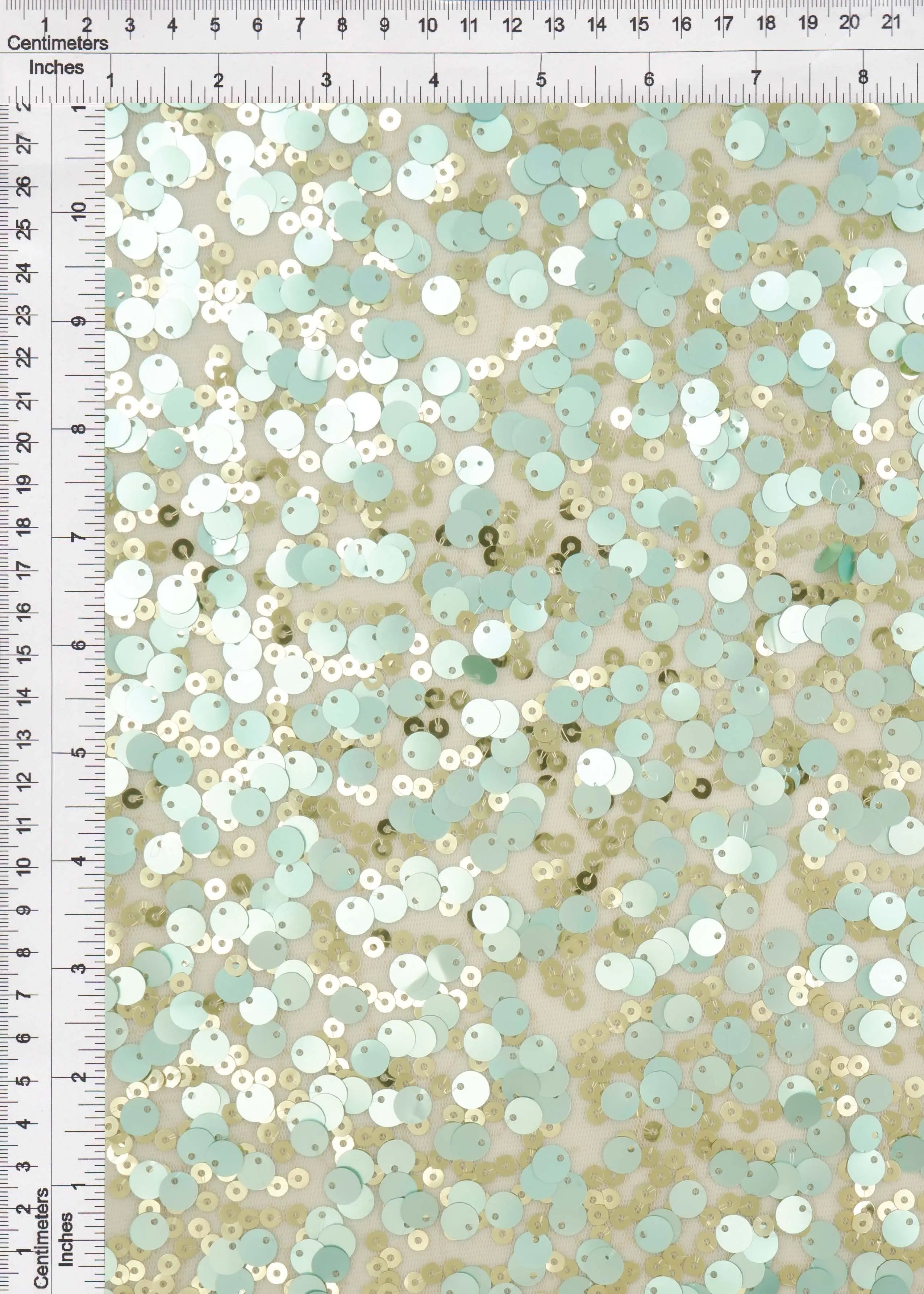 Sequin Mesh Stretch Fabric - MESH NYLON/PL