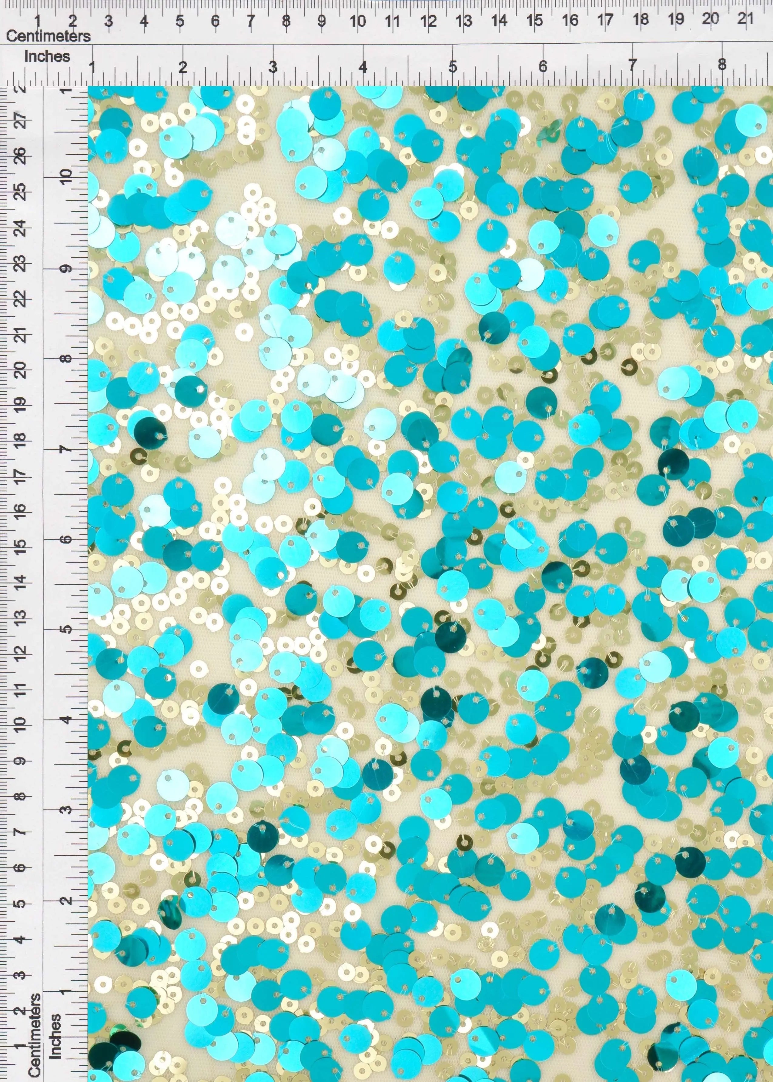 Sequin Mesh Stretch Fabric - MESH NYLON/PL