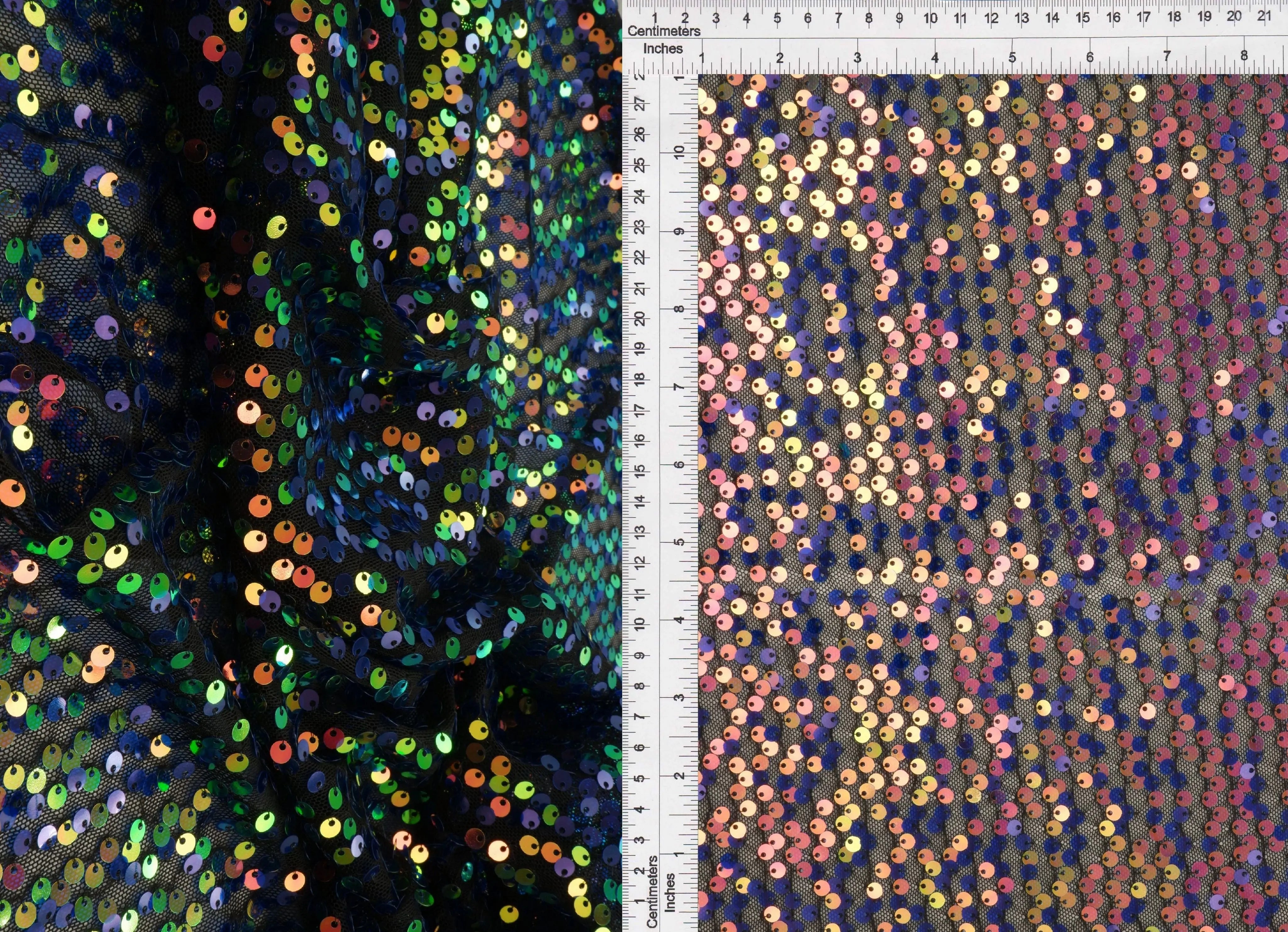 Sequin Mesh Stretch Fabric - MESH NYLON/PL
