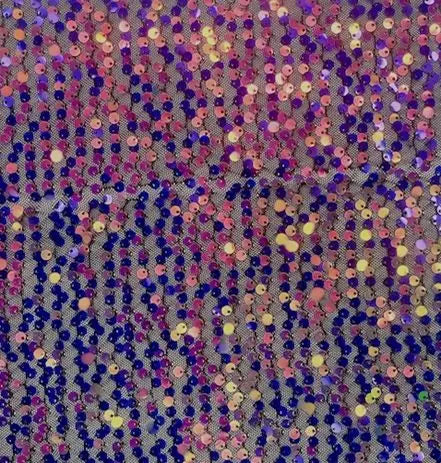 Sequin Mesh Stretch Fabric - MESH NYLON/PL