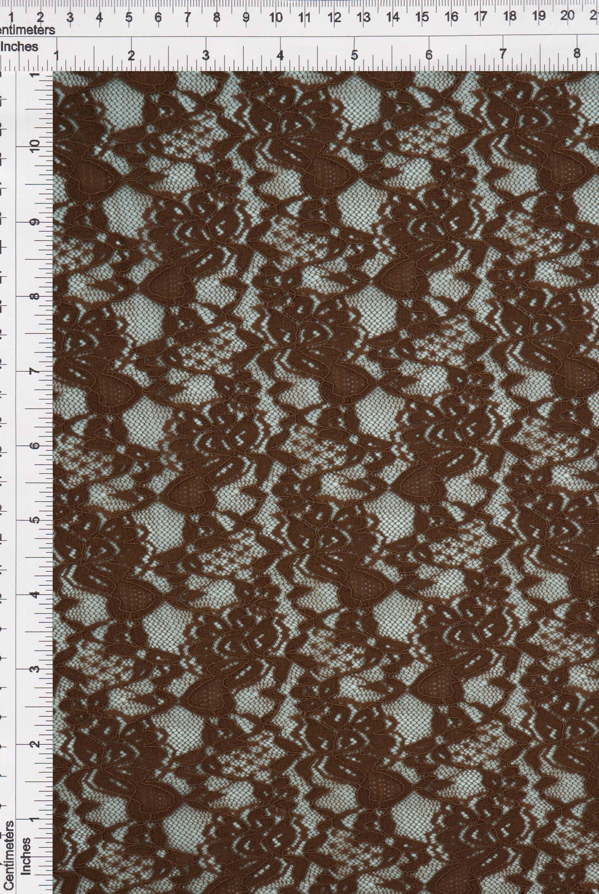 LACE4478 BROWN BLOUSE BODYSUIT BOTTOMS CAMI DRESS FLORAL LACE LOUNGEWEAR POLYESTER SOLID SPANDEX T-SHIRT TOPS TUNICS