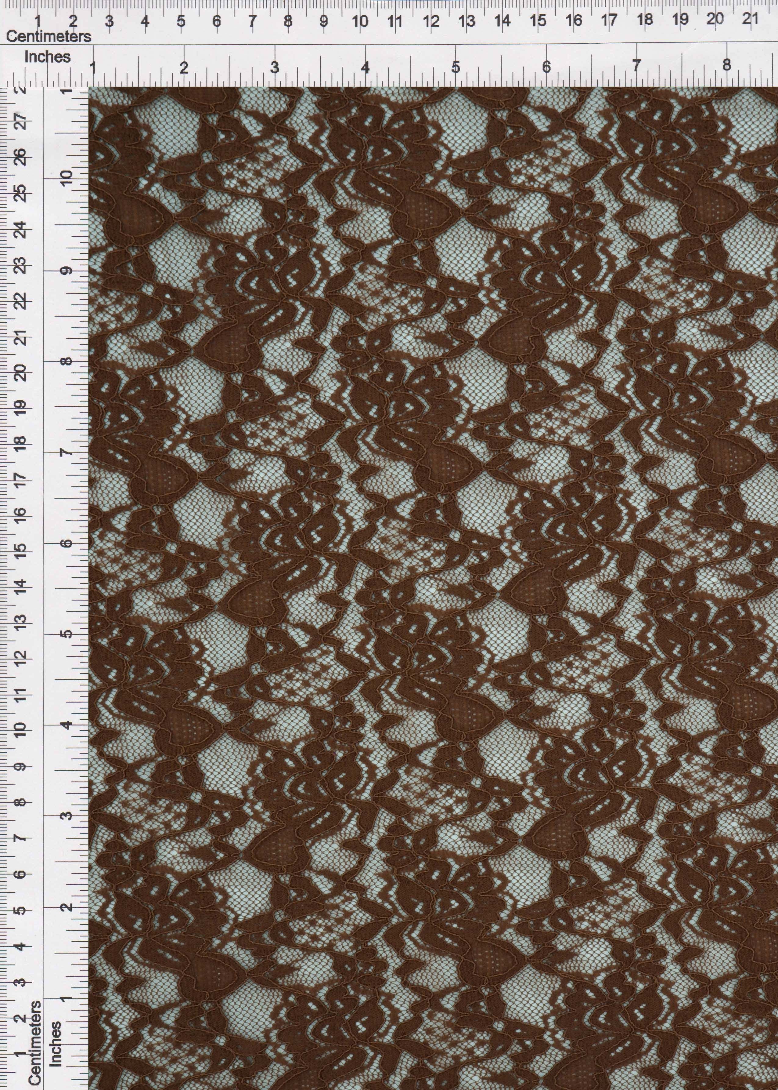 LACE4478 BROWN BLOUSE BODYSUIT BOTTOMS CAMI DRESS FLORAL LACE LOUNGEWEAR POLYESTER SOLID SPANDEX T-SHIRT TOPS TUNICS