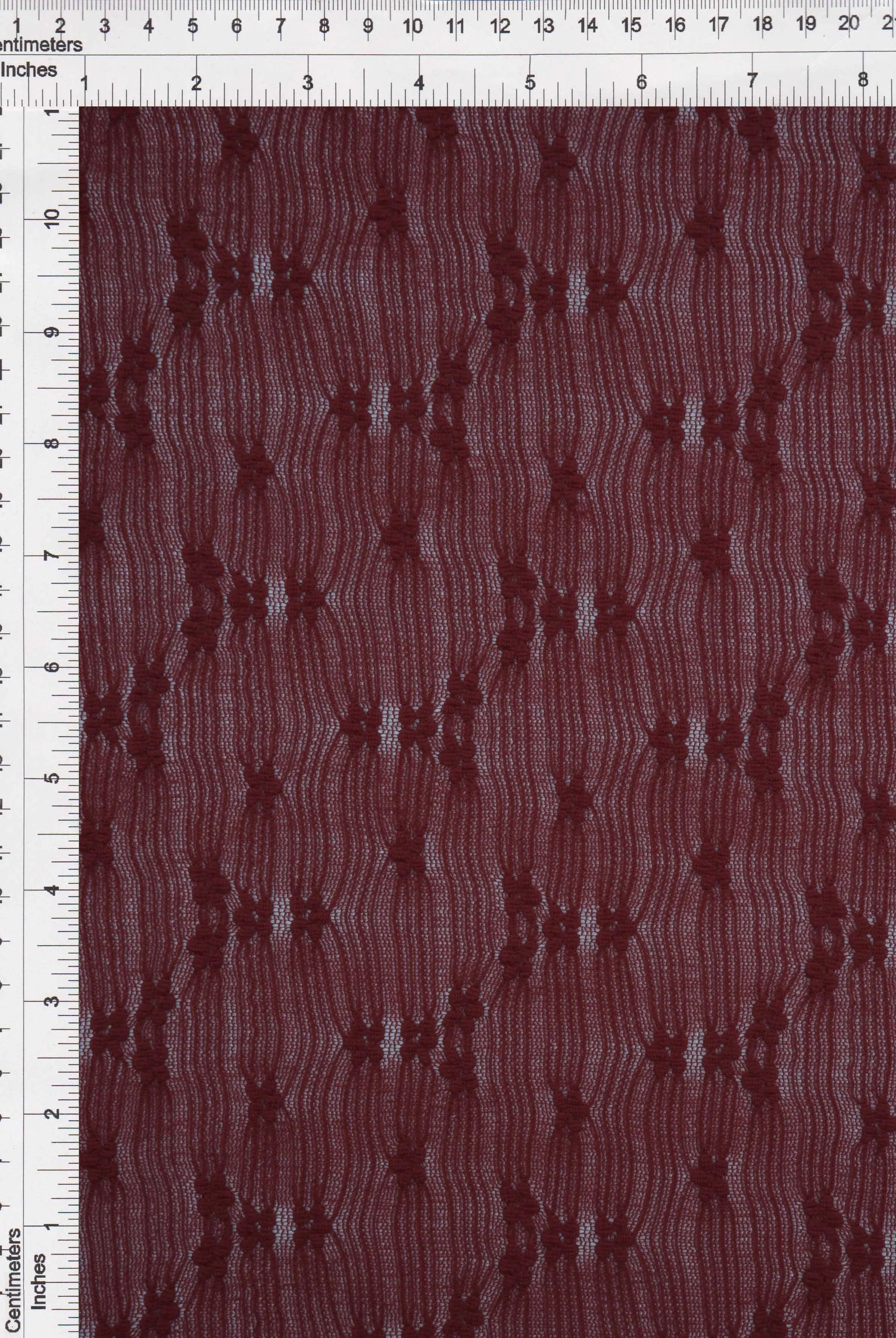 LACE4630 BURGUNDY BLOUSE DITSY DRESS KNIT LACE NYLON SKIRTS SOLID SPANDEX TOPS TUNICS