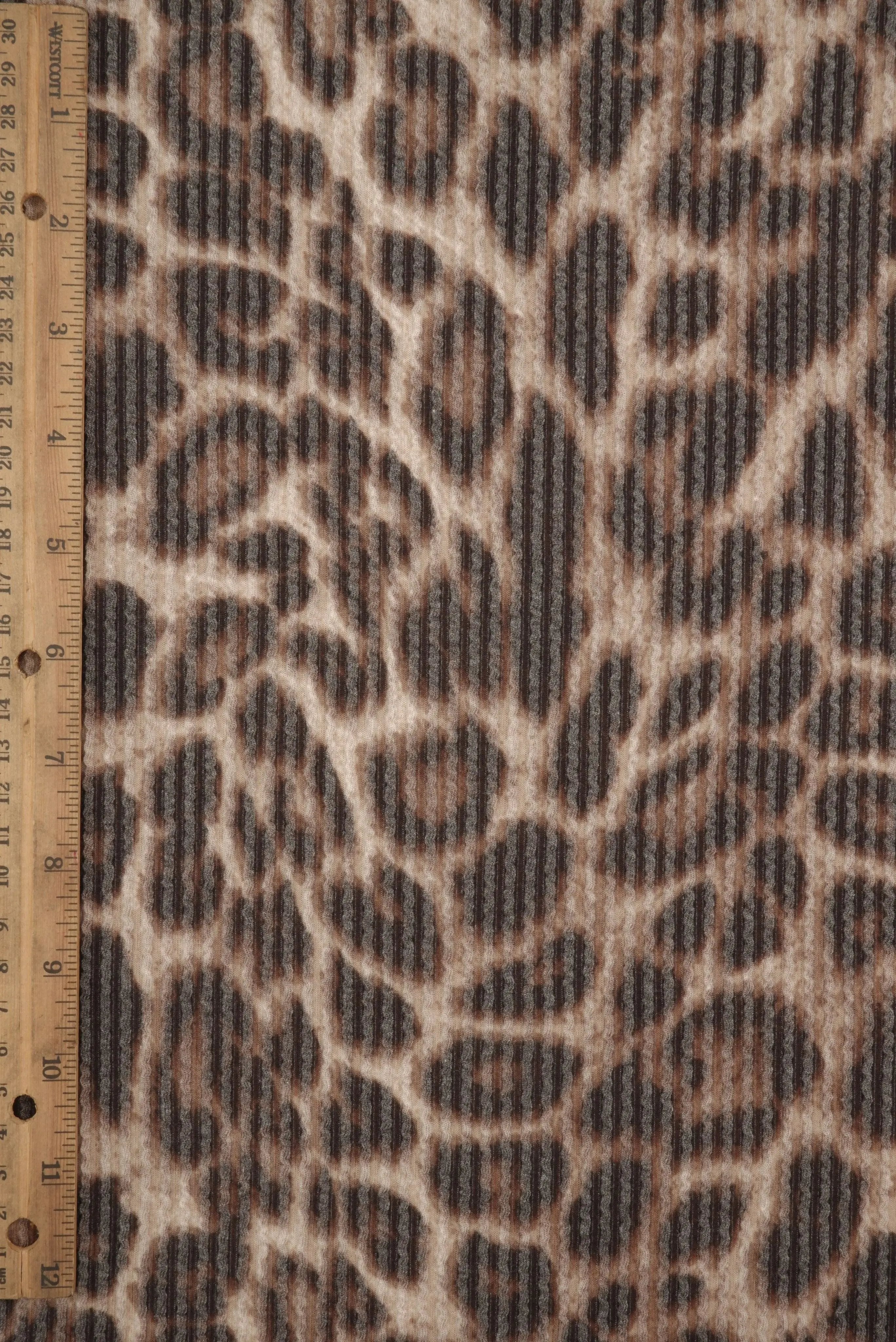 KNT4463-SE20352 TAUPE/BROWN KNIT