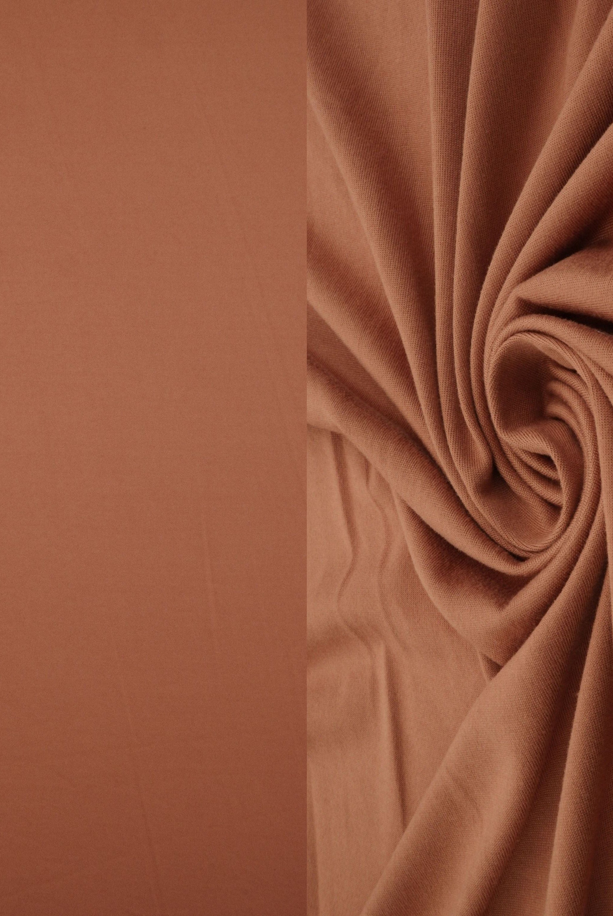 DTY Brushed Solid Stretch Knit Fabric - KNT2100