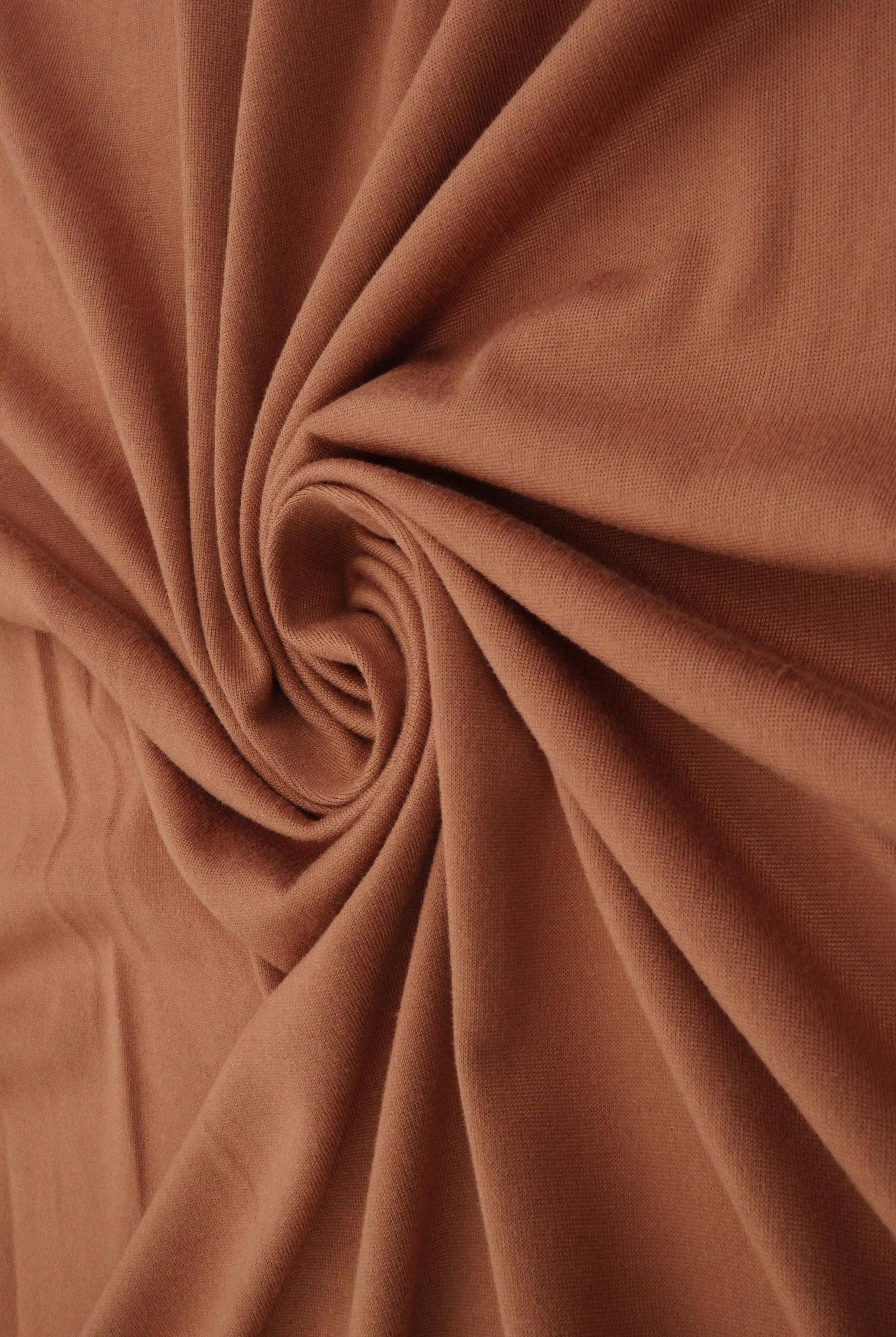 DTY Brushed Solid Stretch Knit Fabric - KNT2100
